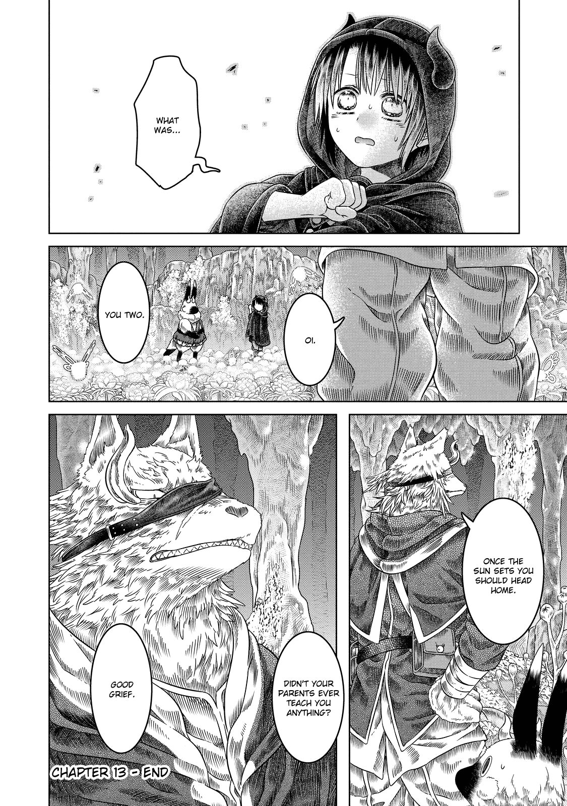 Somali to Mori no Kami-sama Chapter 13 page 18 - Chapter 13: The Sea at the Bottom of the Caves