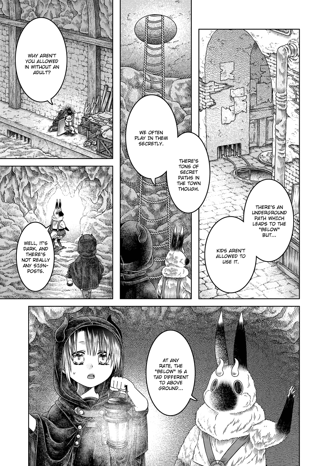 Somali to Mori no Kami-sama Chapter 13 page 4 - Chapter 13: The Sea at the Bottom of the Caves