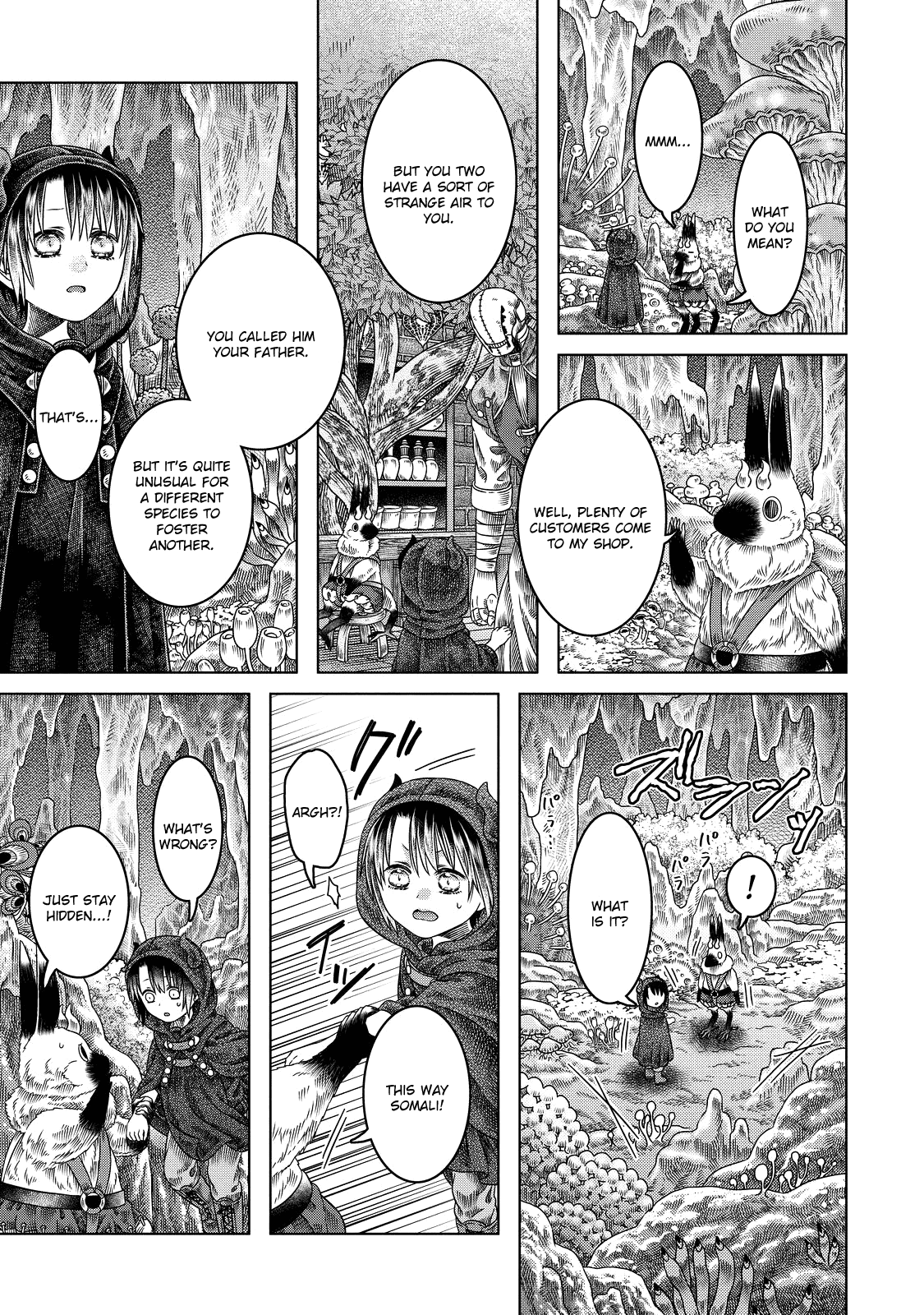 Somali to Mori no Kami-sama Chapter 13 page 8 - Chapter 13: The Sea at the Bottom of the Caves