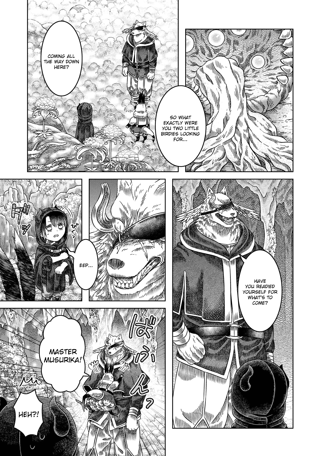 Somali to Mori no Kami-sama Chapter 14 page 1 - Chapter 14: The Flowers Blooming Underground