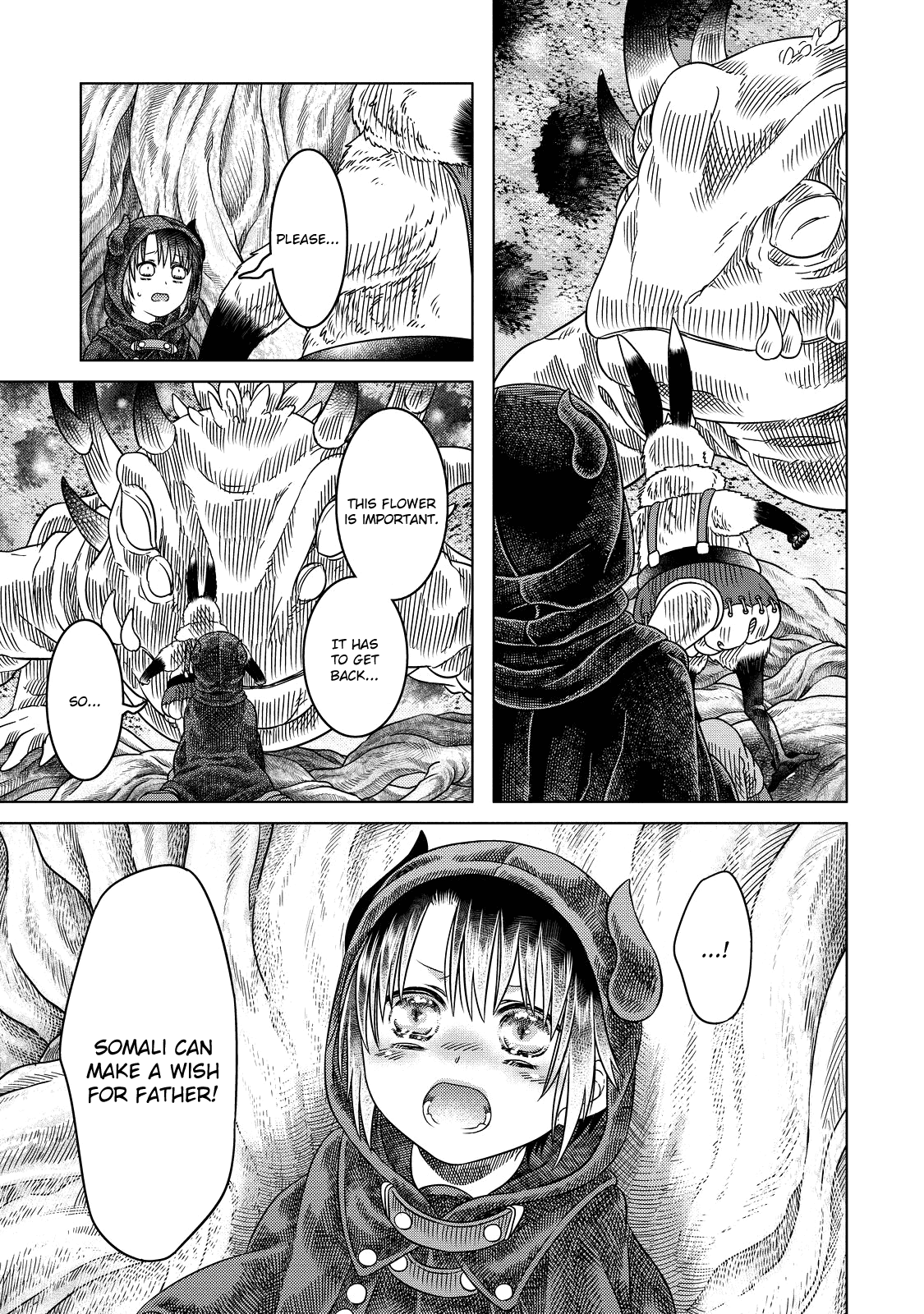 Somali to Mori no Kami-sama Chapter 14 page 17 - Chapter 14: The Flowers Blooming Underground