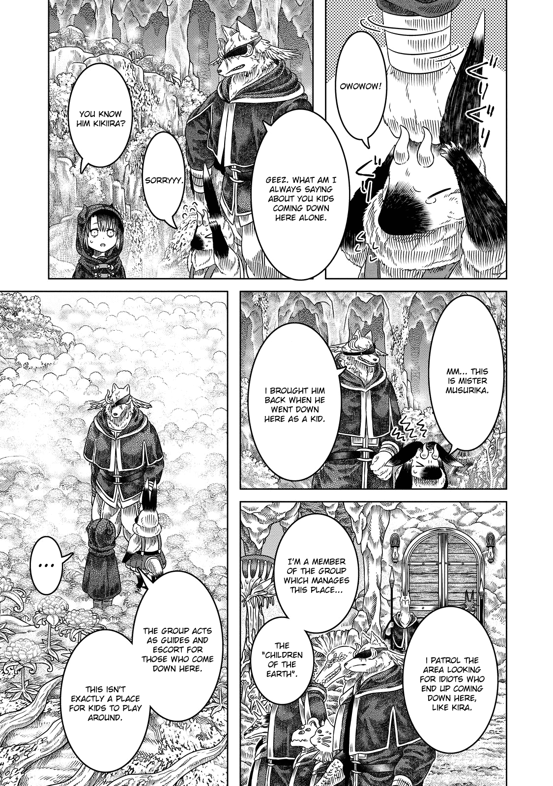Somali to Mori no Kami-sama Chapter 14 page 3 - Chapter 14: The Flowers Blooming Underground