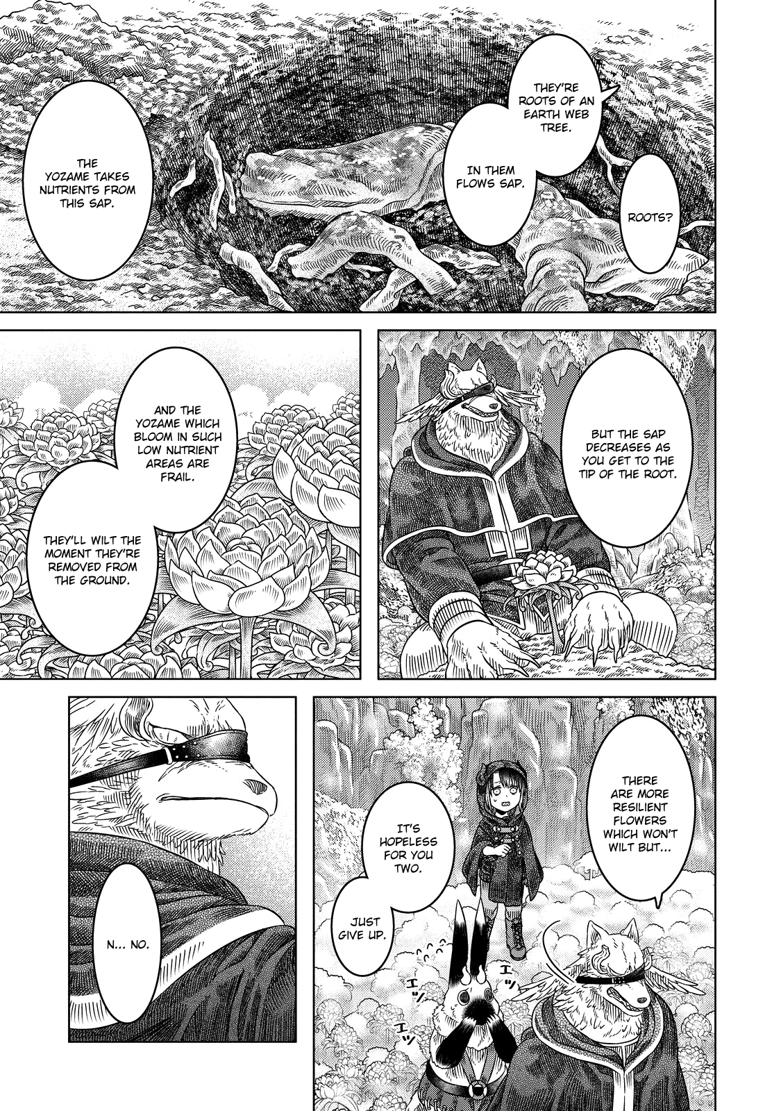 Somali to Mori no Kami-sama Chapter 14 page 5 - Chapter 14: The Flowers Blooming Underground