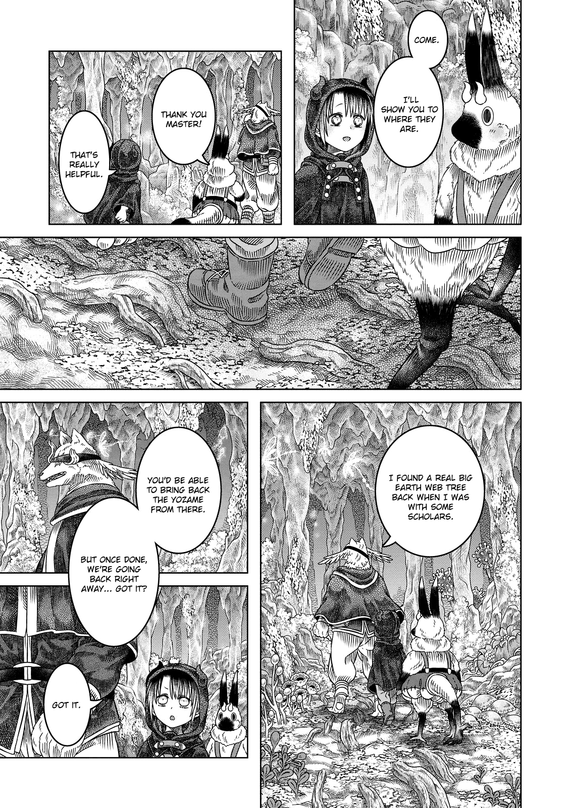 Somali to Mori no Kami-sama Chapter 14 page 7 - Chapter 14: The Flowers Blooming Underground
