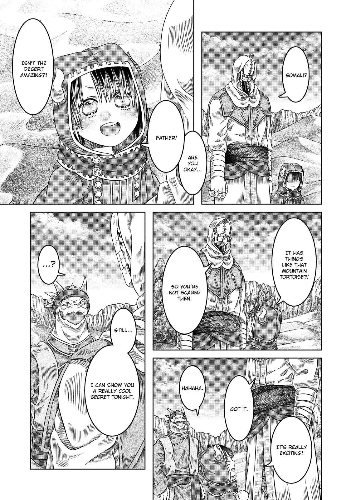 Somali to Mori no Kami-sama Chapter 16 page 17 - Chapter 16: Crossing the Sandy Land