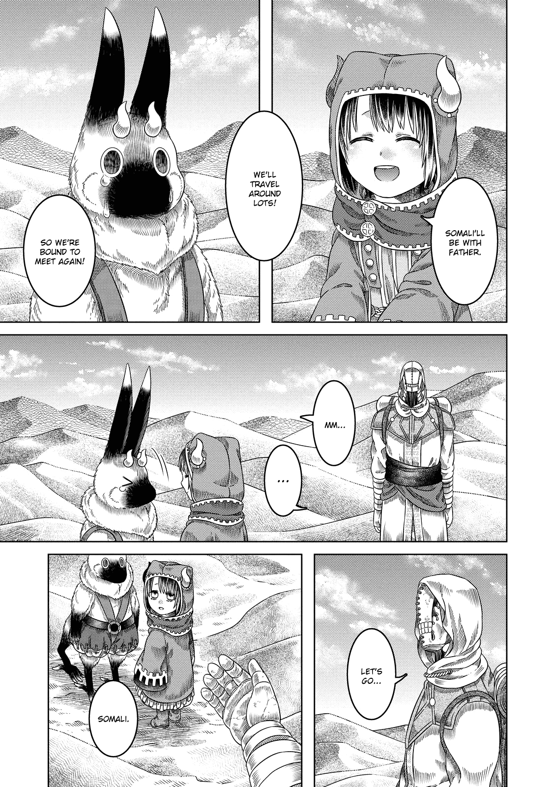 Somali to Mori no Kami-sama Chapter 16 page 3 - Chapter 16: Crossing the Sandy Land