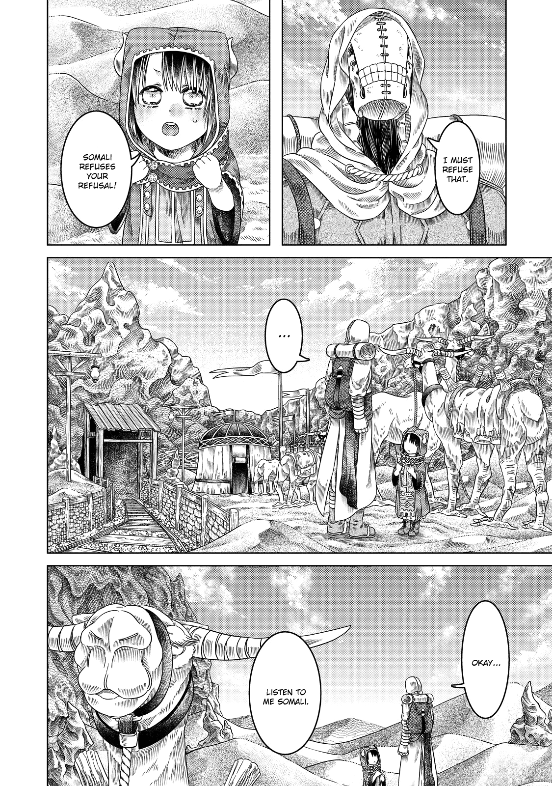 Somali to Mori no Kami-sama Chapter 16 page 5 - Chapter 16: Crossing the Sandy Land
