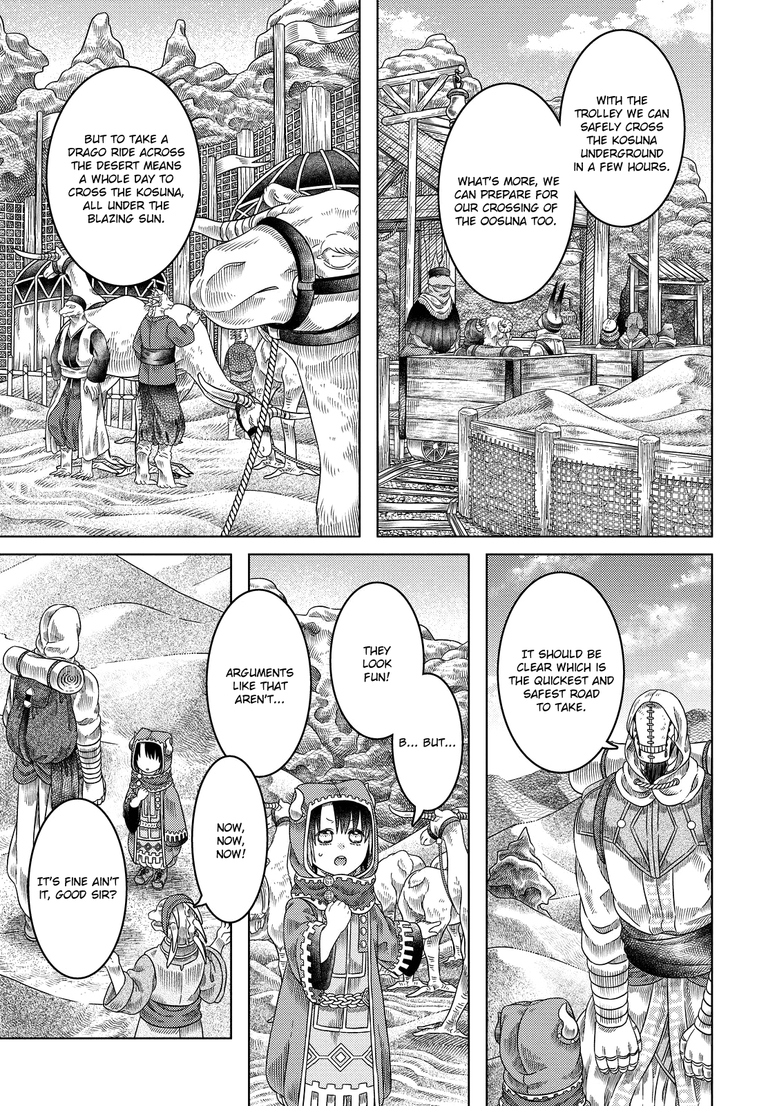 Somali to Mori no Kami-sama Chapter 16 page 6 - Chapter 16: Crossing the Sandy Land