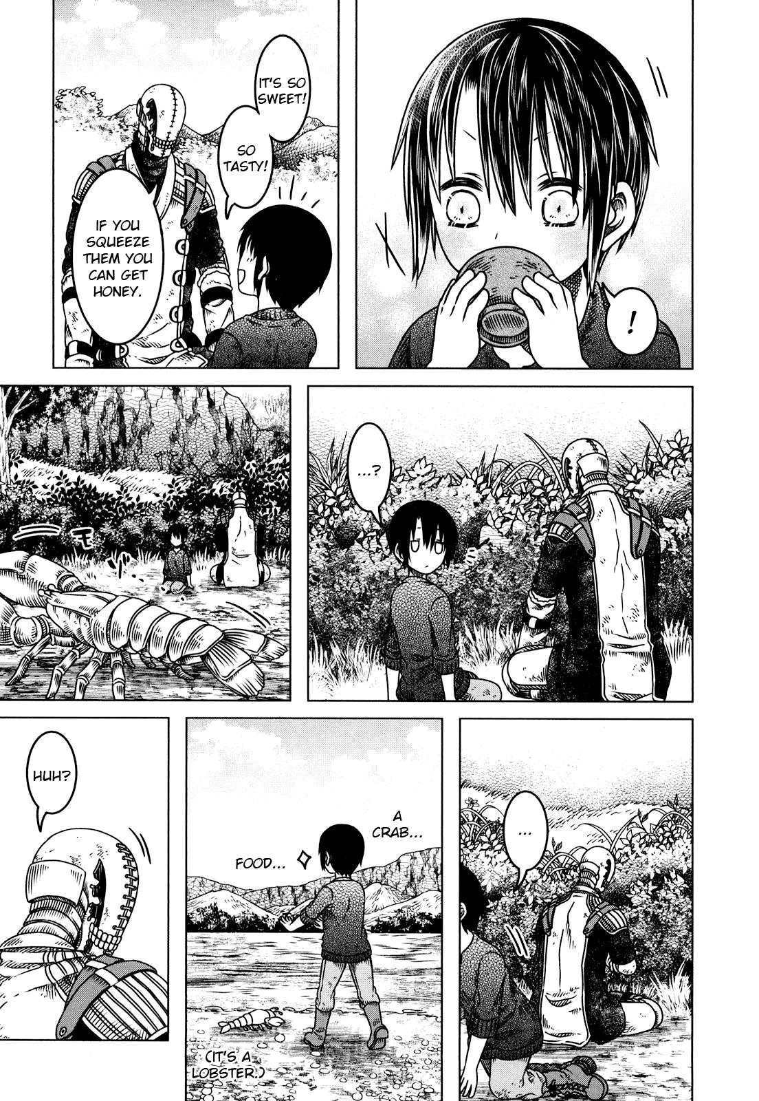 Somali to Mori no Kami-sama Chapter 2 page 10 - Chapter 2: Fish and the River Bank