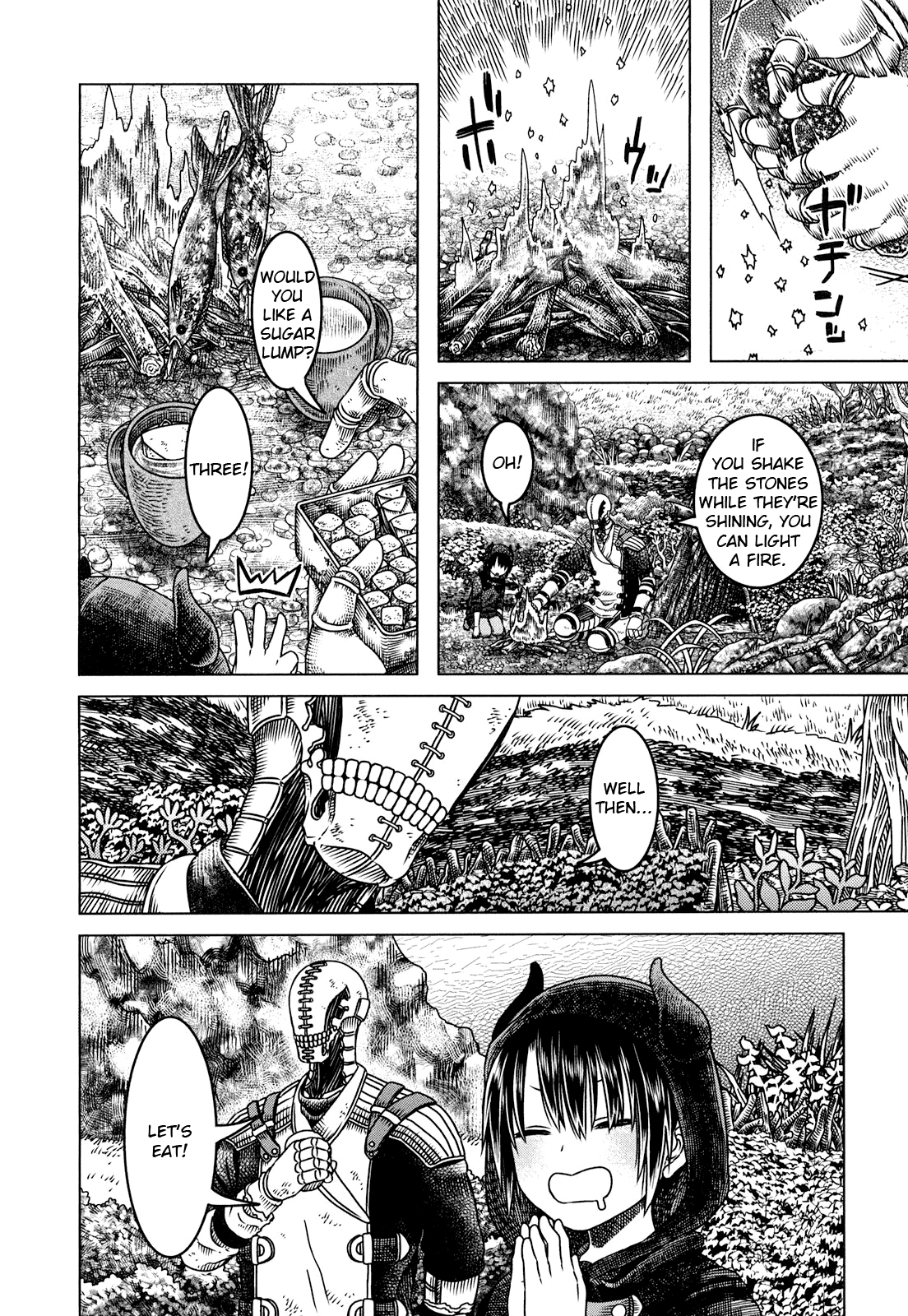 Somali to Mori no Kami-sama Chapter 2 page 3 - Chapter 2: Fish and the River Bank