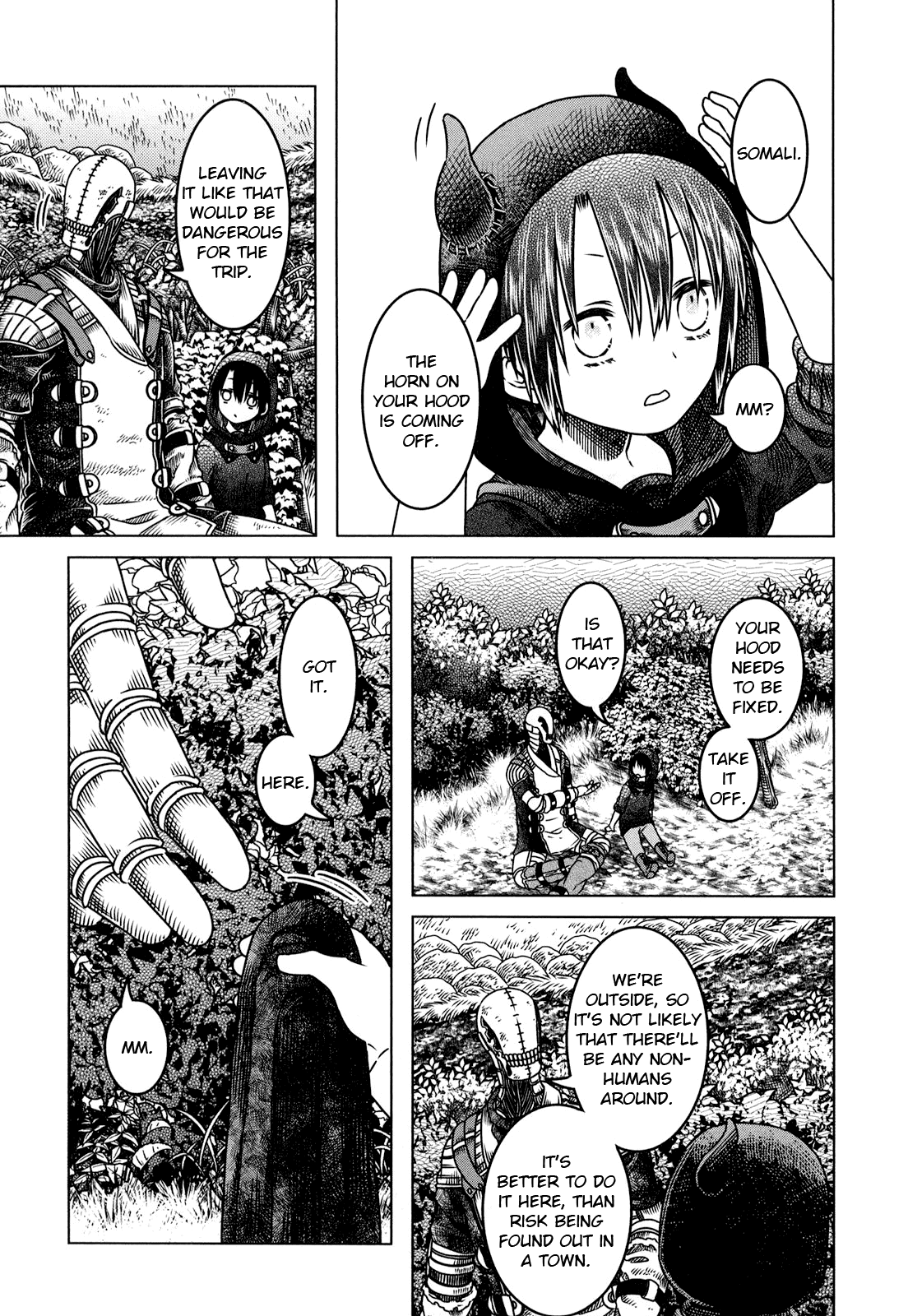 Somali to Mori no Kami-sama Chapter 2 page 6 - Chapter 2: Fish and the River Bank