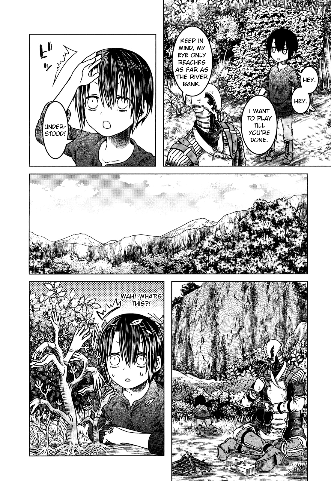 Somali to Mori no Kami-sama Chapter 2 page 7 - Chapter 2: Fish and the River Bank