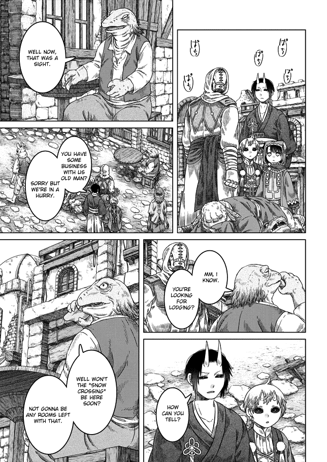 Somali to Mori no Kami-sama Chapter 25 page 11 - Chapter 25: A Moment Amidst the Rush and the Snow
