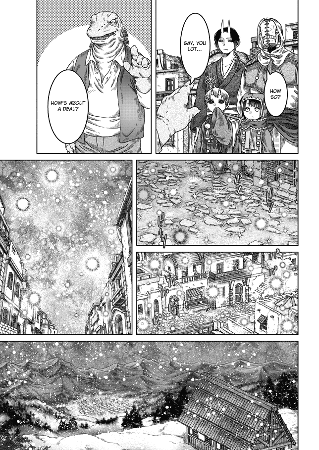 Somali to Mori no Kami-sama Chapter 25 page 13 - Chapter 25: A Moment Amidst the Rush and the Snow