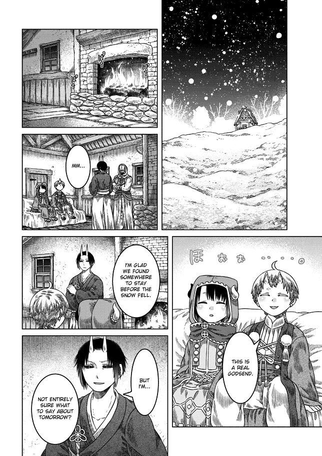 Somali to Mori no Kami-sama Chapter 25 page 14 - Chapter 25: A Moment Amidst the Rush and the Snow