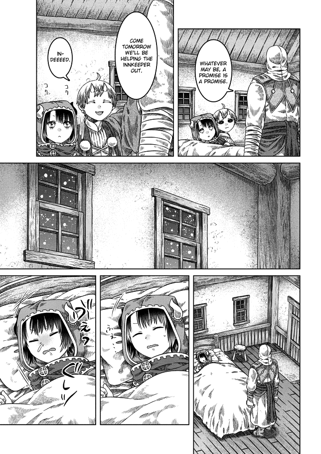 Somali to Mori no Kami-sama Chapter 25 page 17 - Chapter 25: A Moment Amidst the Rush and the Snow