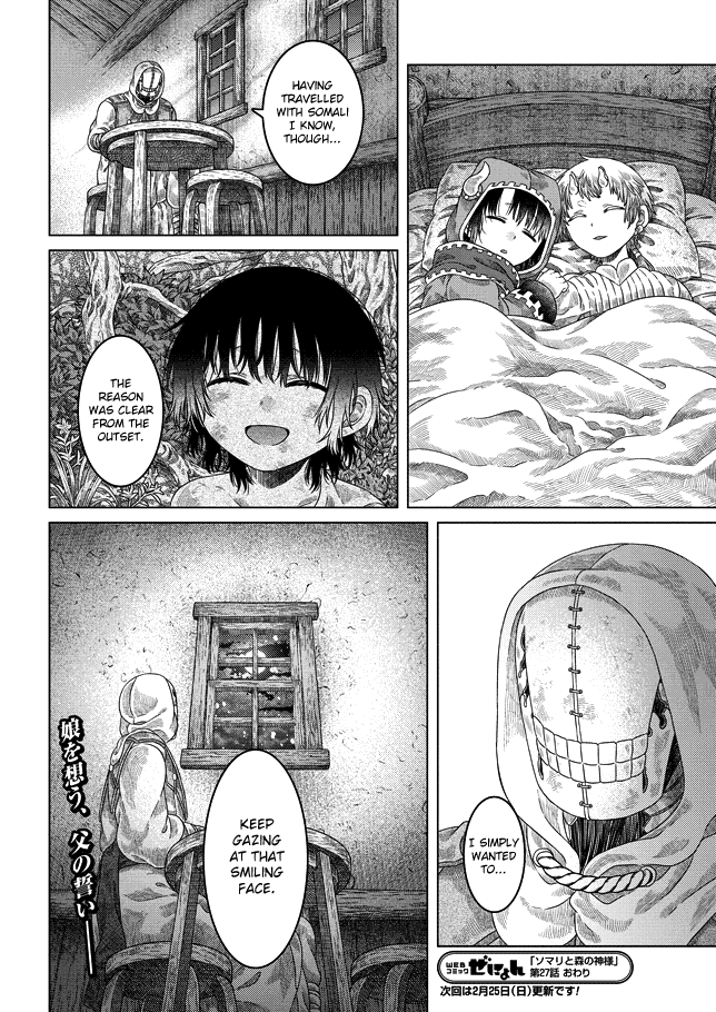 Somali to Mori no Kami-sama Chapter 27 page 28 - Chapter 27: Parting from the Greenery