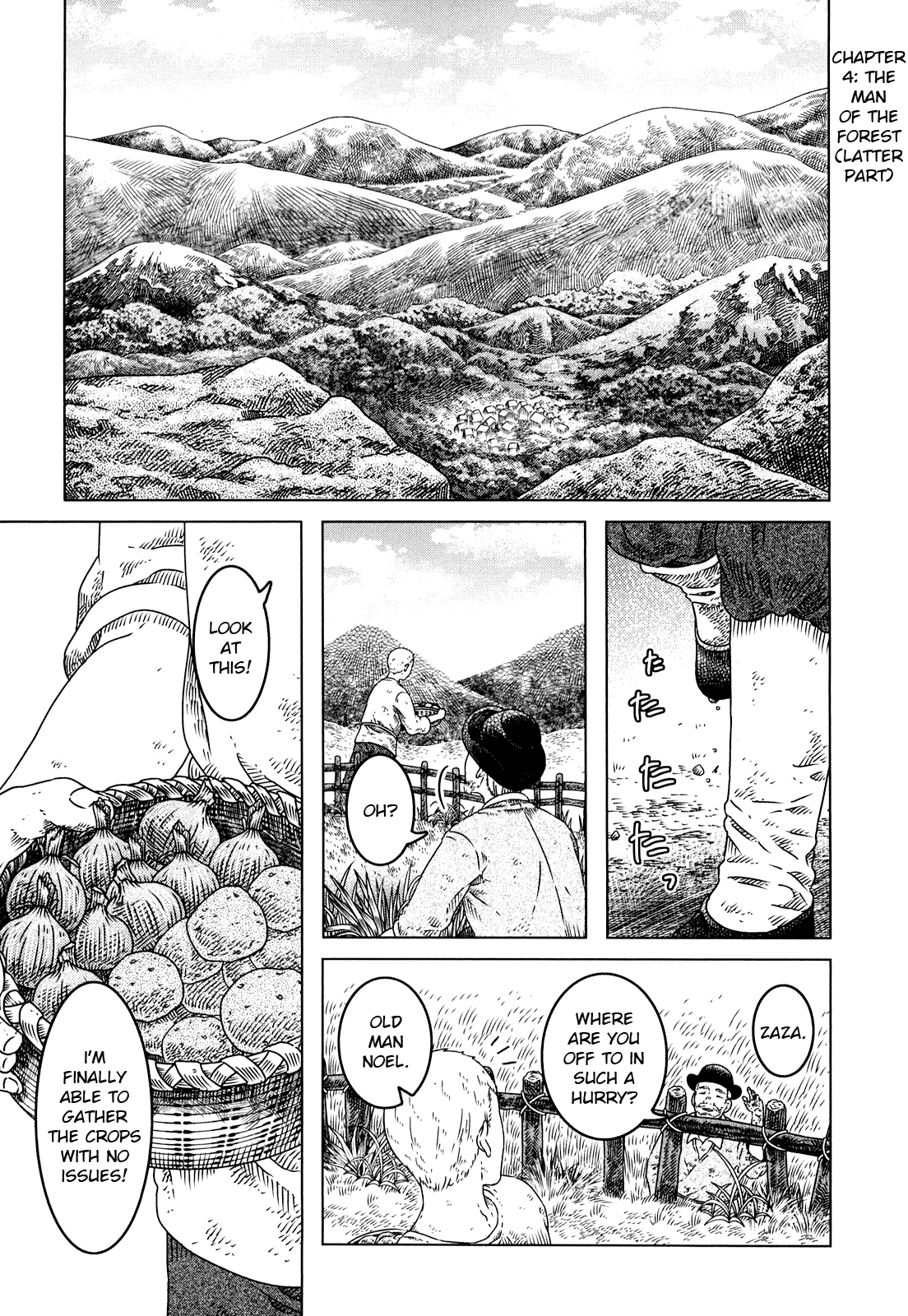 Somali to Mori no Kami-sama Chapter 4 page 1 - Chapter 4: The Man of the Forest (Latter Part)