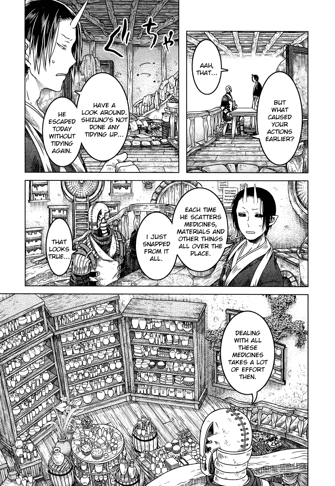 Somali to Mori no Kami-sama Chapter 5 page 14 - Chapter 5: Herbs and the Oni's Dwelling