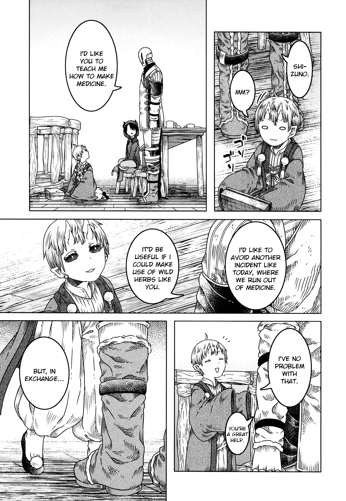 Somali to Mori no Kami-sama Chapter 5 page 16 - Chapter 5: Herbs and the Oni's Dwelling