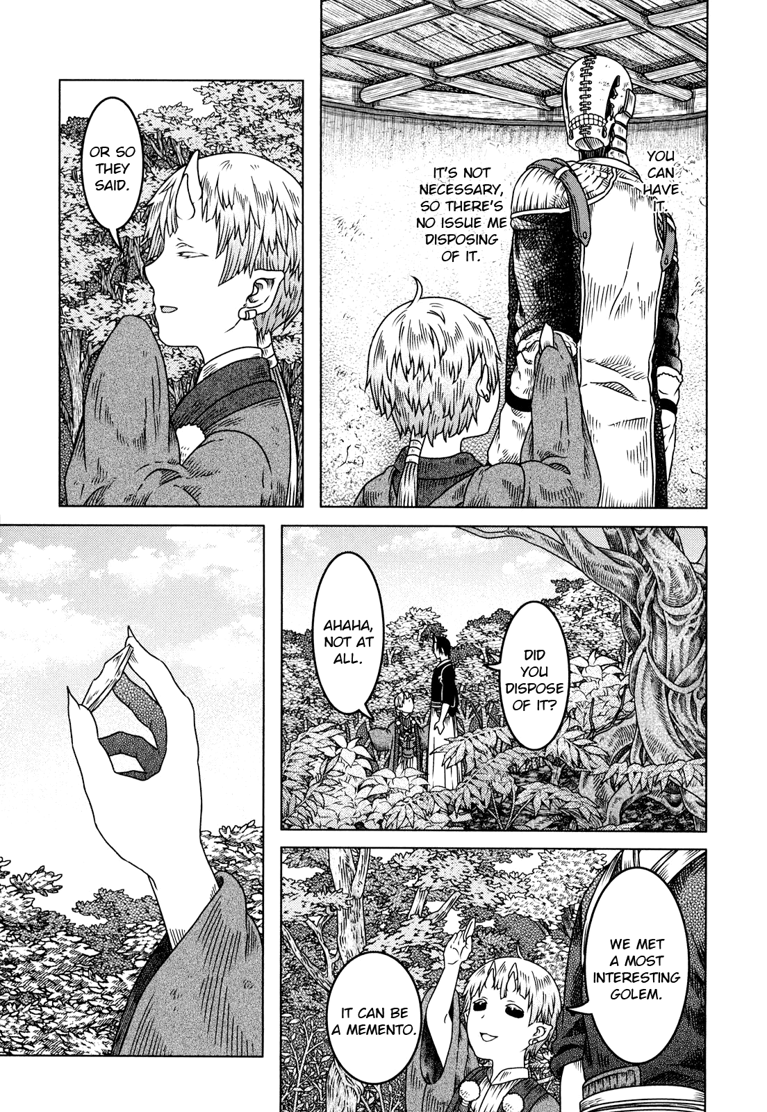 Somali to Mori no Kami-sama Chapter 5 page 28 - Chapter 5: Herbs and the Oni's Dwelling