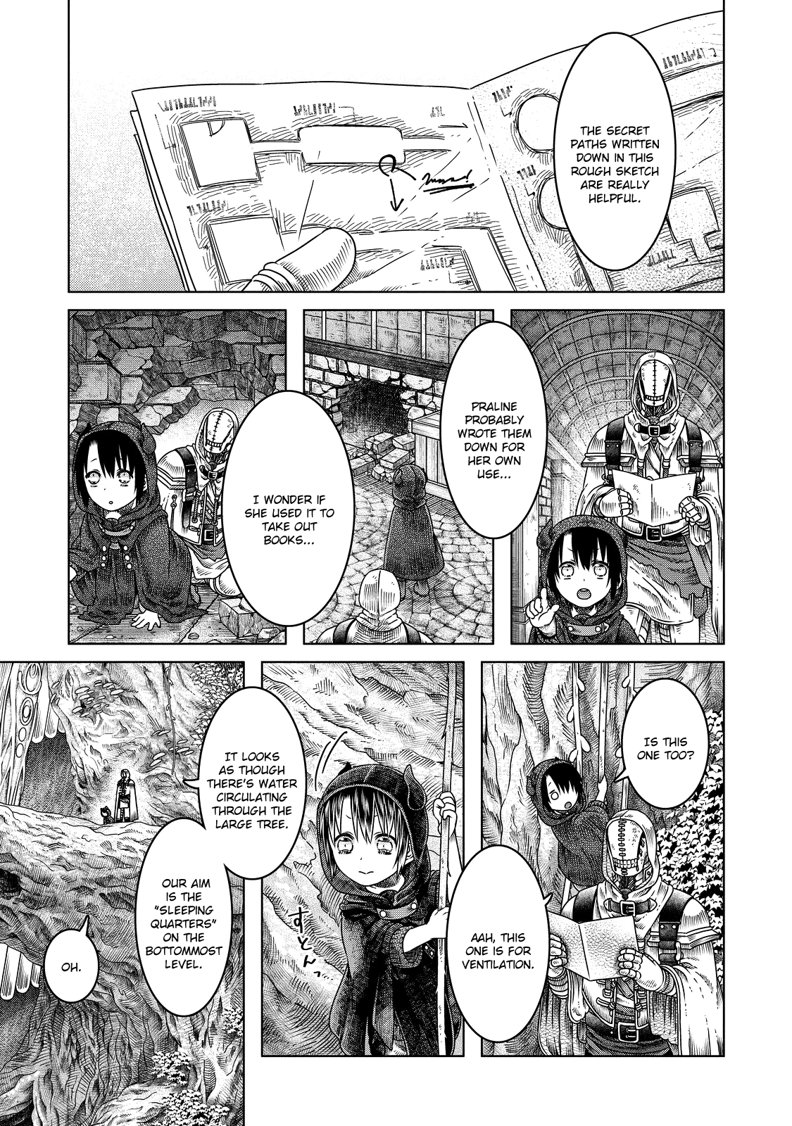 Somali to Mori no Kami-sama Chapter 8 page 3 - Chapter 8: The Witch's Slumbering Cocoon