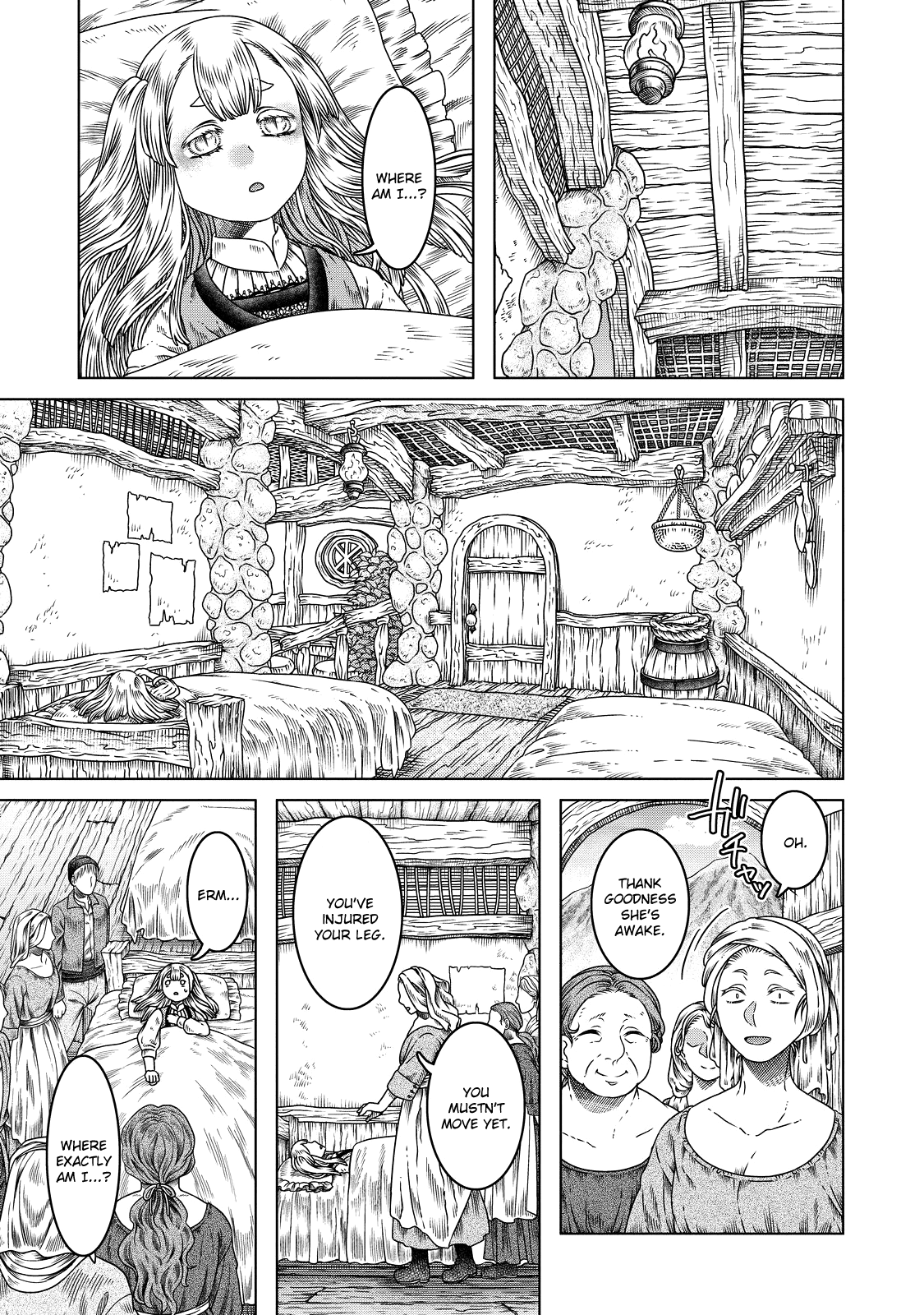 Somali to Mori no Kami-sama Chapter 9 page 3 - Chapter 9: The Witch Who Fell to the Distant Ground