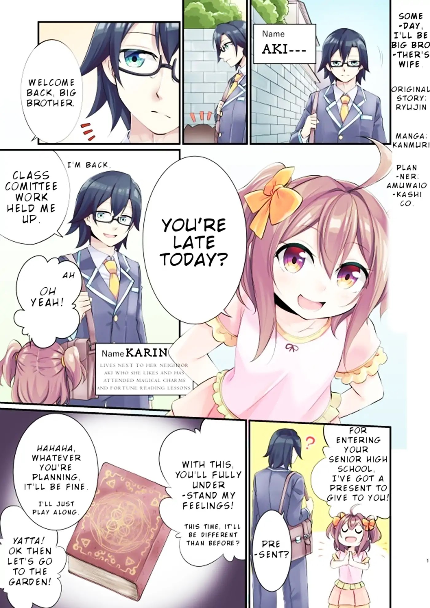Someday, I'll Be Big Brother's Wife... Chapter 0 page 2 - Oneshot