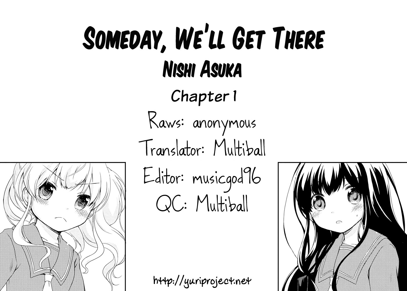 Someday, We'll Get There Chapter 1 page 1 - Chapter 1