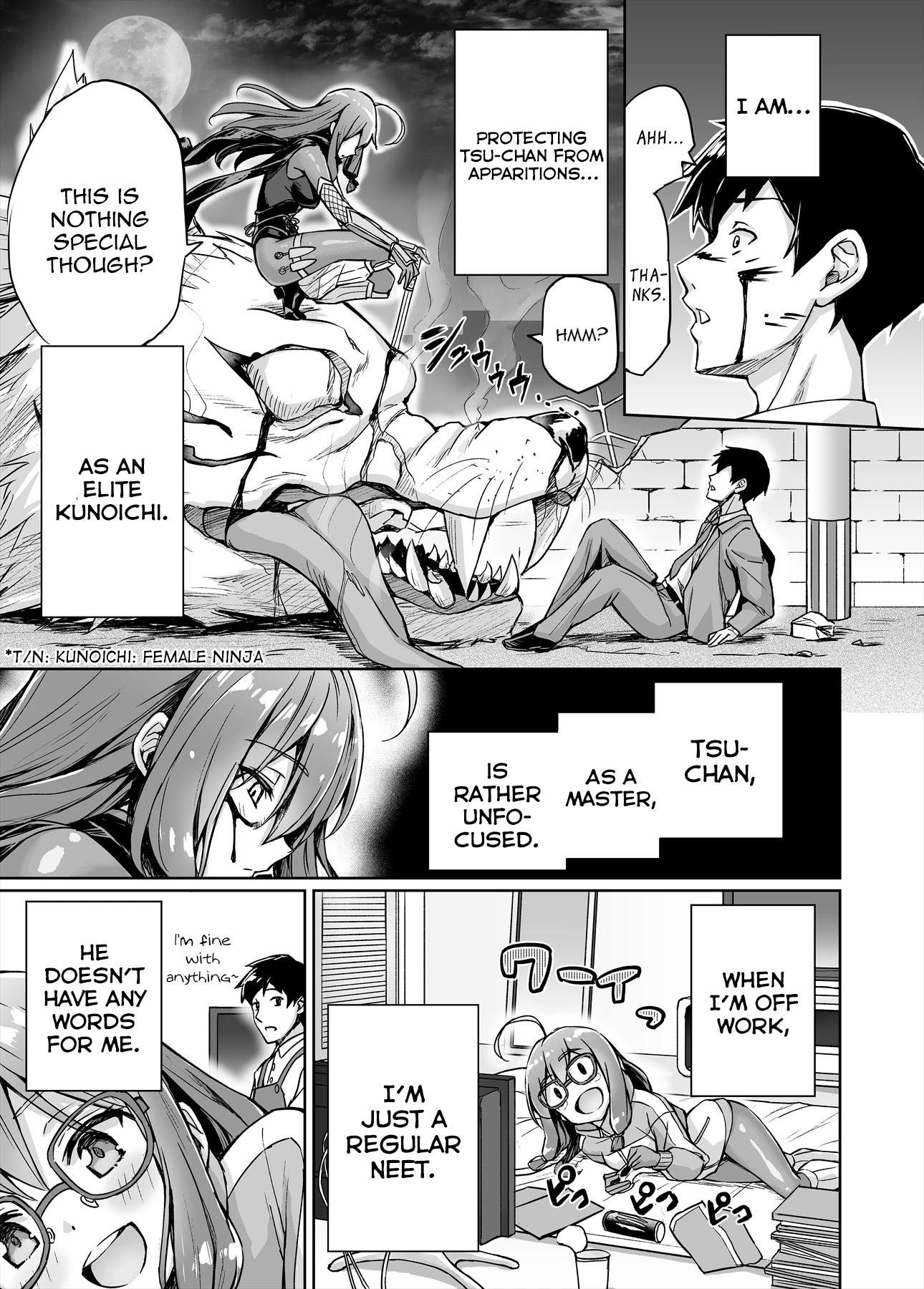 Somehow, I Started Living With a NEET Otaku Kunoichi Chapter 2 page 1 - Chapter 2