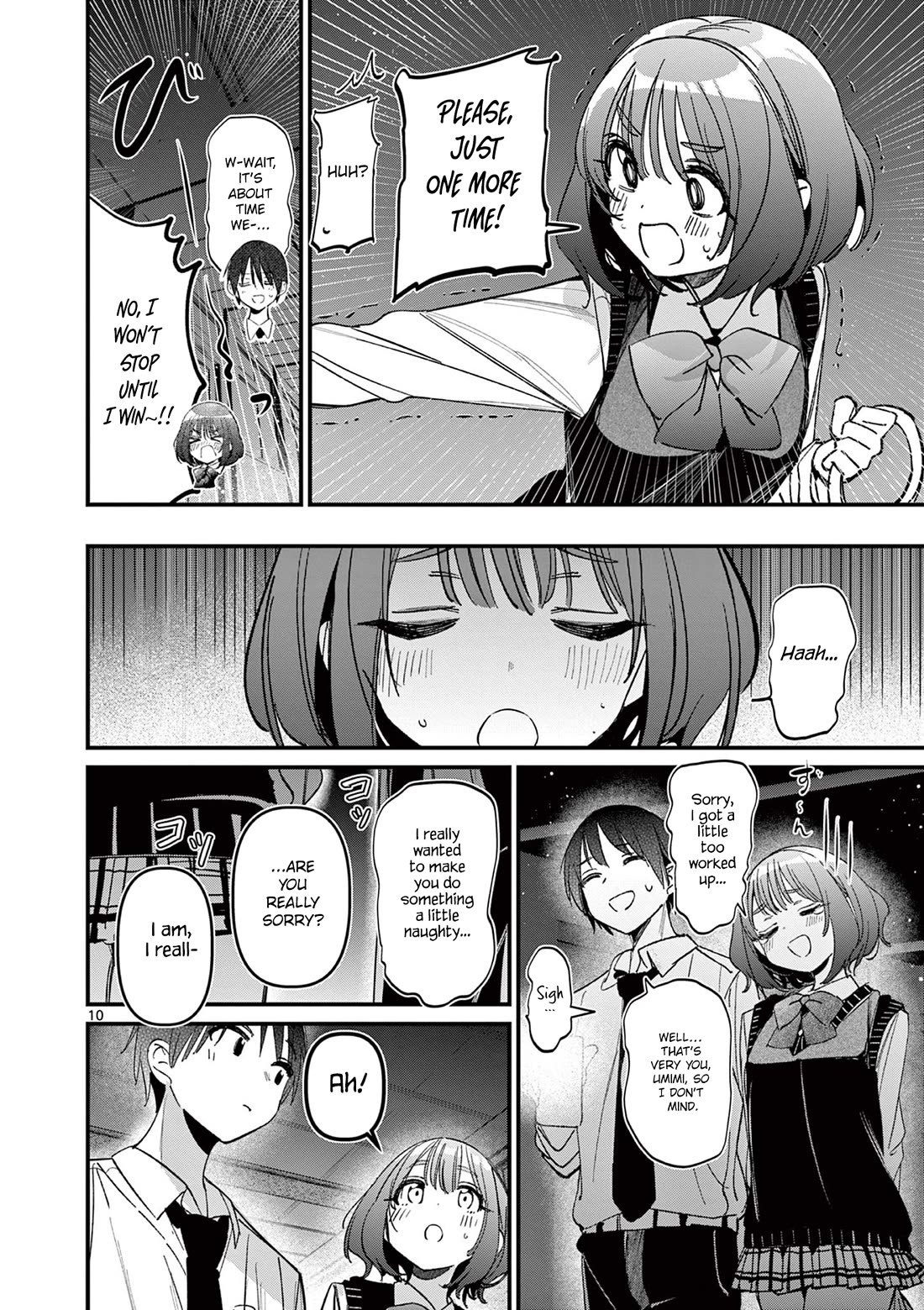 Someone's Girlfriend Chapter 55 page 10 - Chapter 55: Just the two of us at school at night...