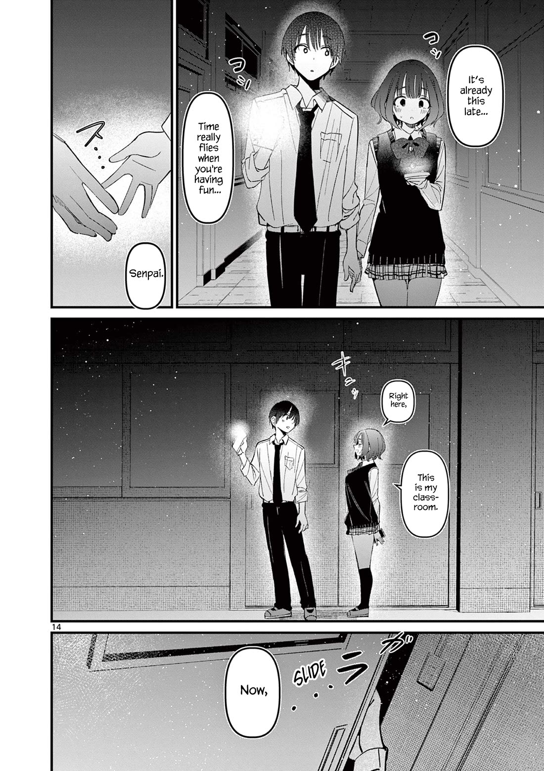 Someone's Girlfriend Chapter 55 page 14 - Chapter 55: Just the two of us at school at night...