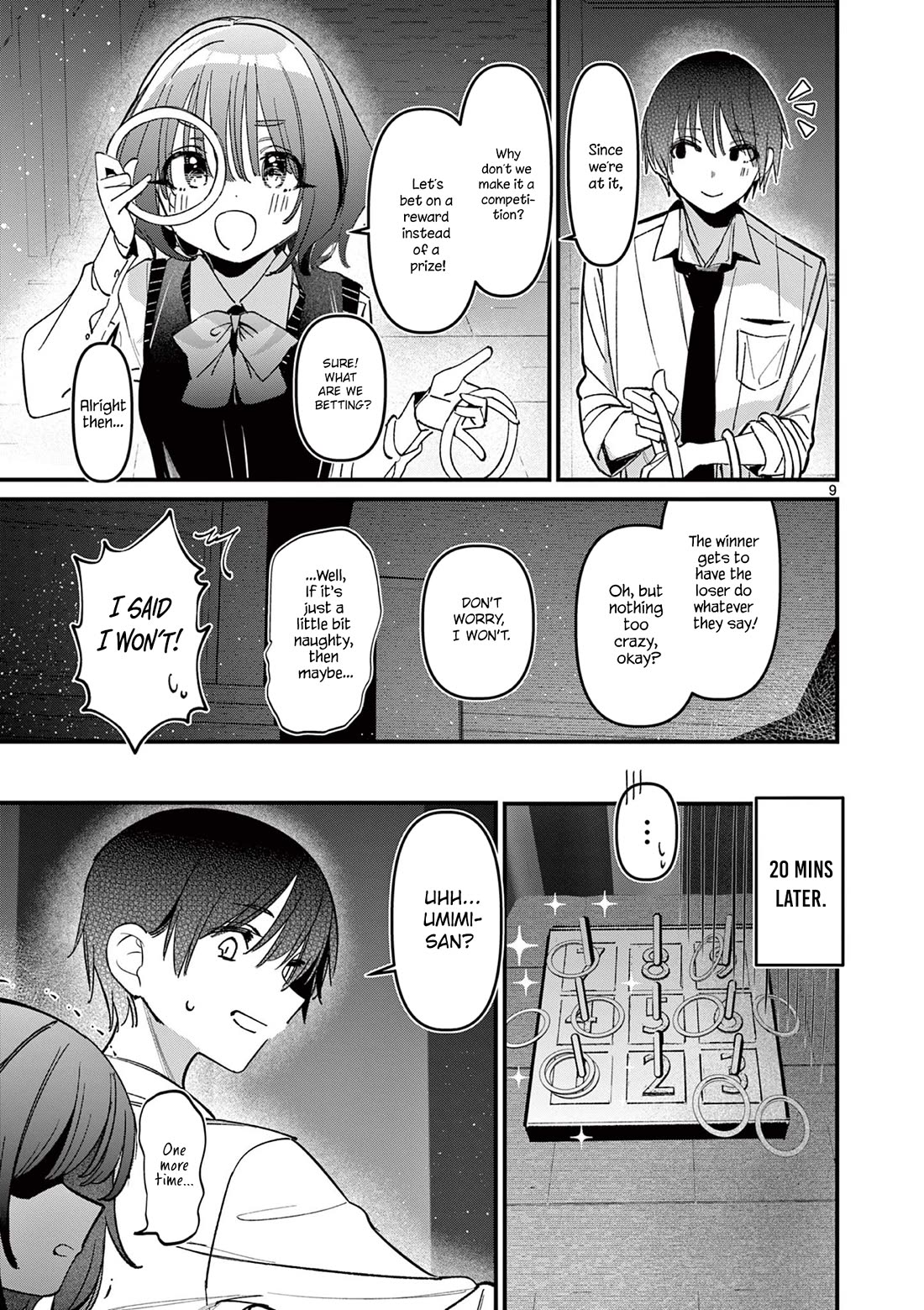 Someone's Girlfriend Chapter 55 page 9 - Chapter 55: Just the two of us at school at night...