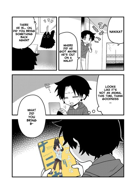 Something Like a Cat Chapter 25.5 page 1 - Chapter 25.5: Something Like A Cat Is Now A Book!