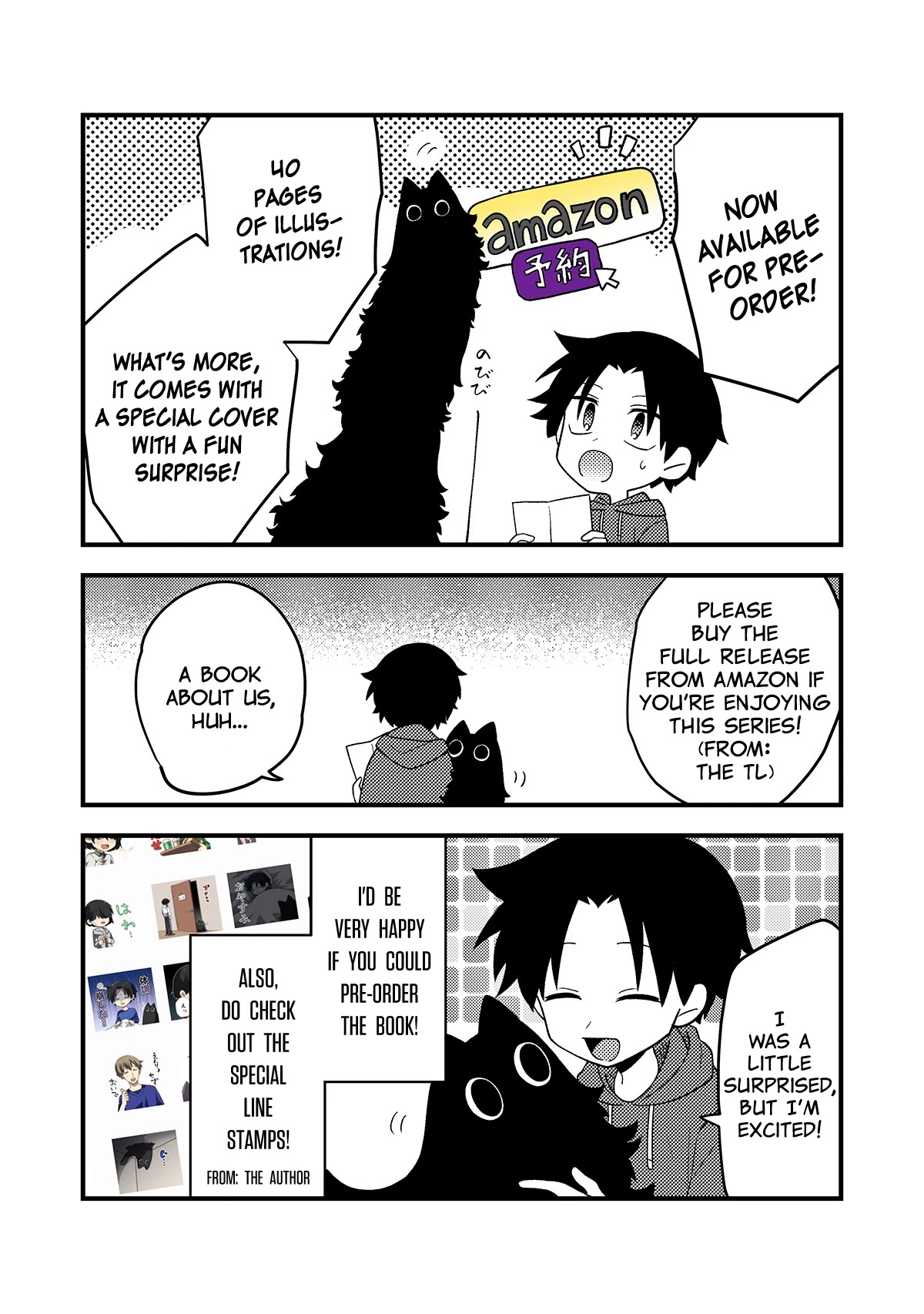 Something Like a Cat Chapter 25.5 page 3 - Chapter 25.5: Something Like A Cat Is Now A Book!