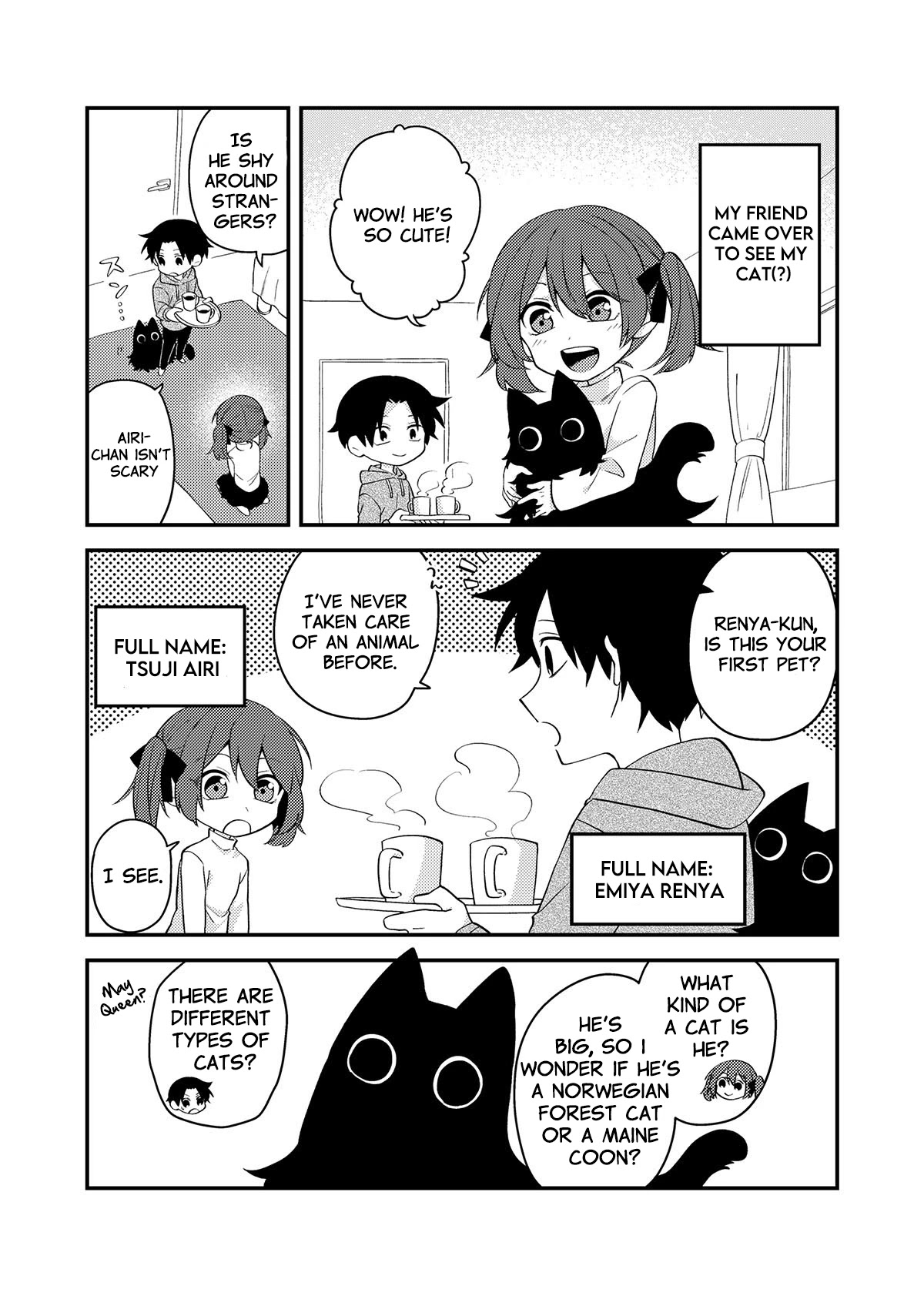 Something Like a Cat Chapter 5 page 1 - Chapter 5: At First I Thought It Must Be Something