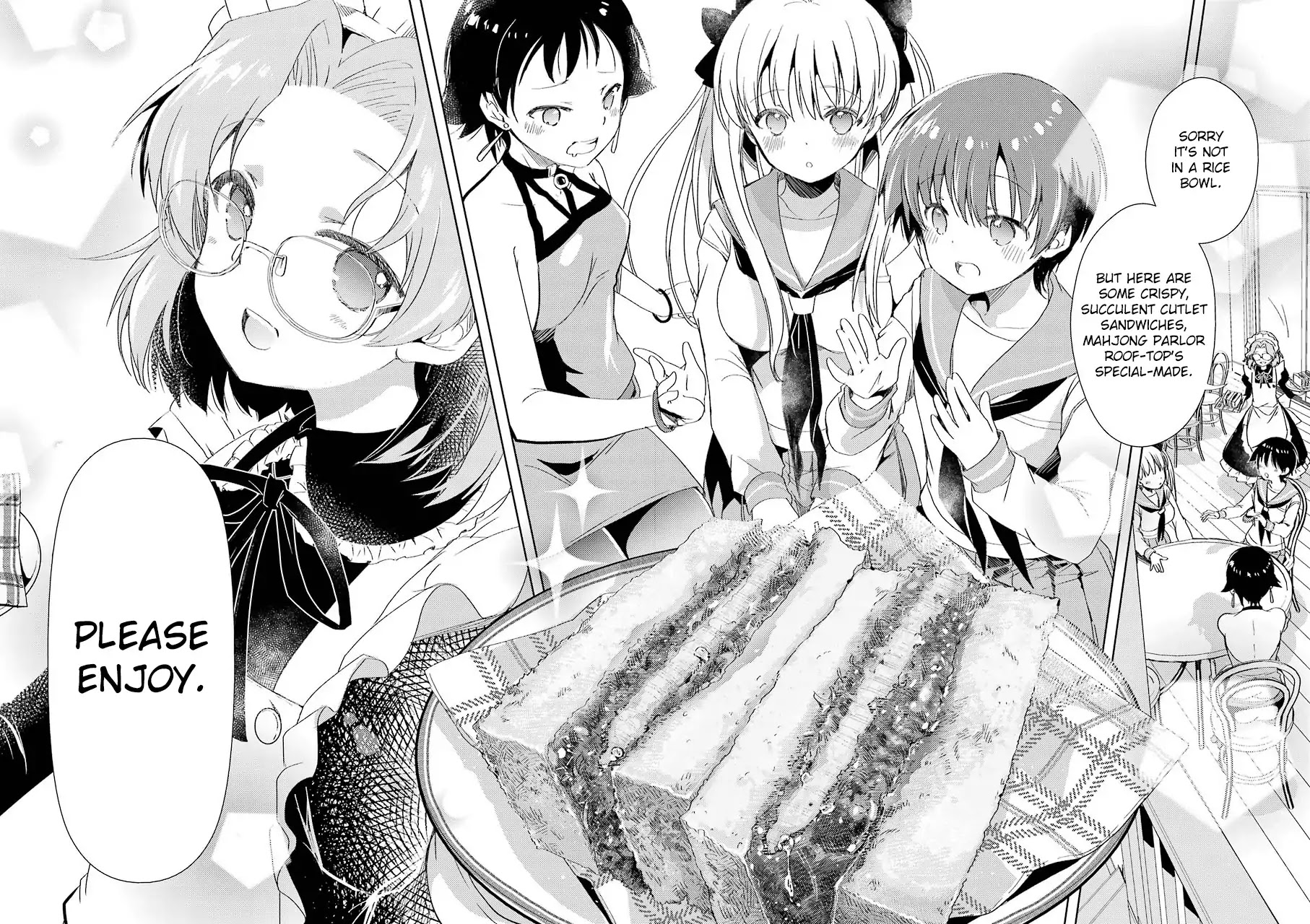 Someya Mako's Mahjong Parlor Food Chapter 1 page 13 - Chapter 1: The cutlet sandwich of the beginning