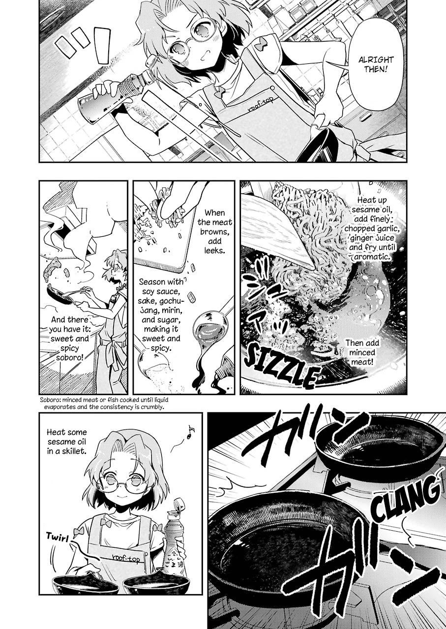 Someya Mako's Mahjong Parlor Food Chapter 12 page 10 - Chapter 12: Crispy layer in a skillet! Stone pot bibimbap