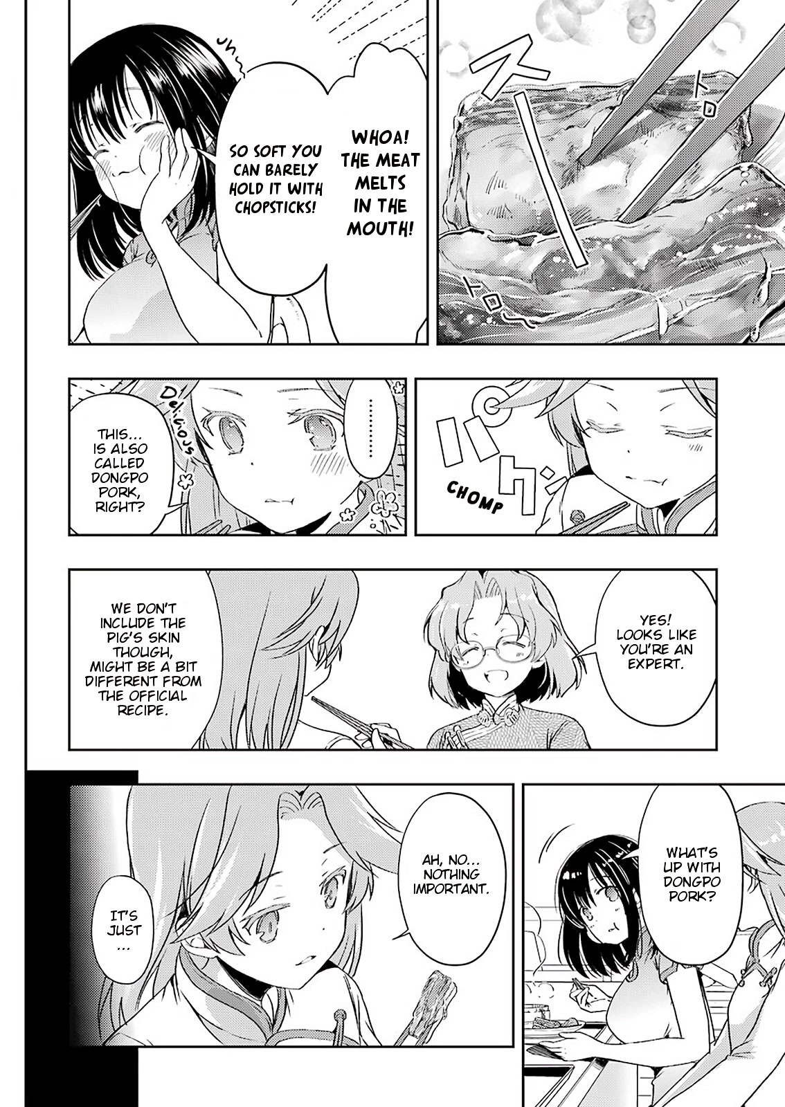 Someya Mako's Mahjong Parlor Food Chapter 20 page 10 - Chapter 20: The Dongpo Pork Steamed Buns of That Day