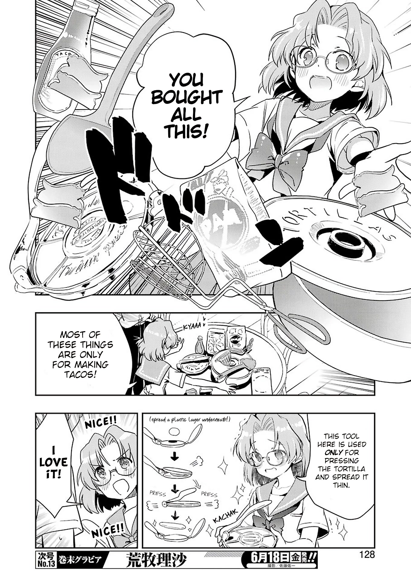 Someya Mako's Mahjong Parlor Food Chapter 22 page 14 - Chapter 22: If Suga Made Tacos