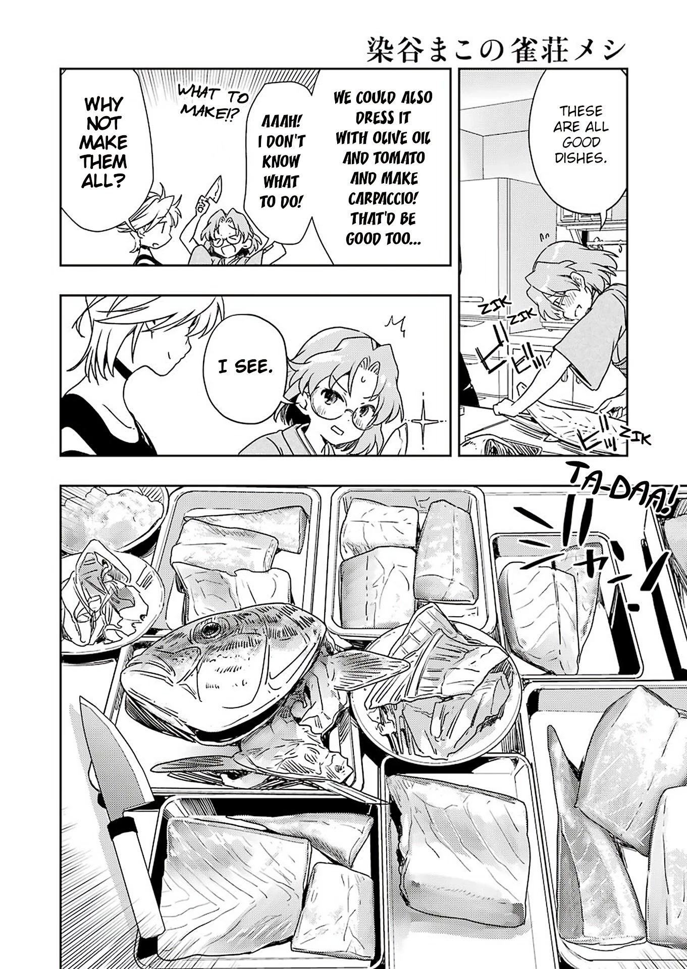 Someya Mako's Mahjong Parlor Food Chapter 23 page 12 - Chapter 23: Encouraging staff meal of all sorts of Kampachi dishes
