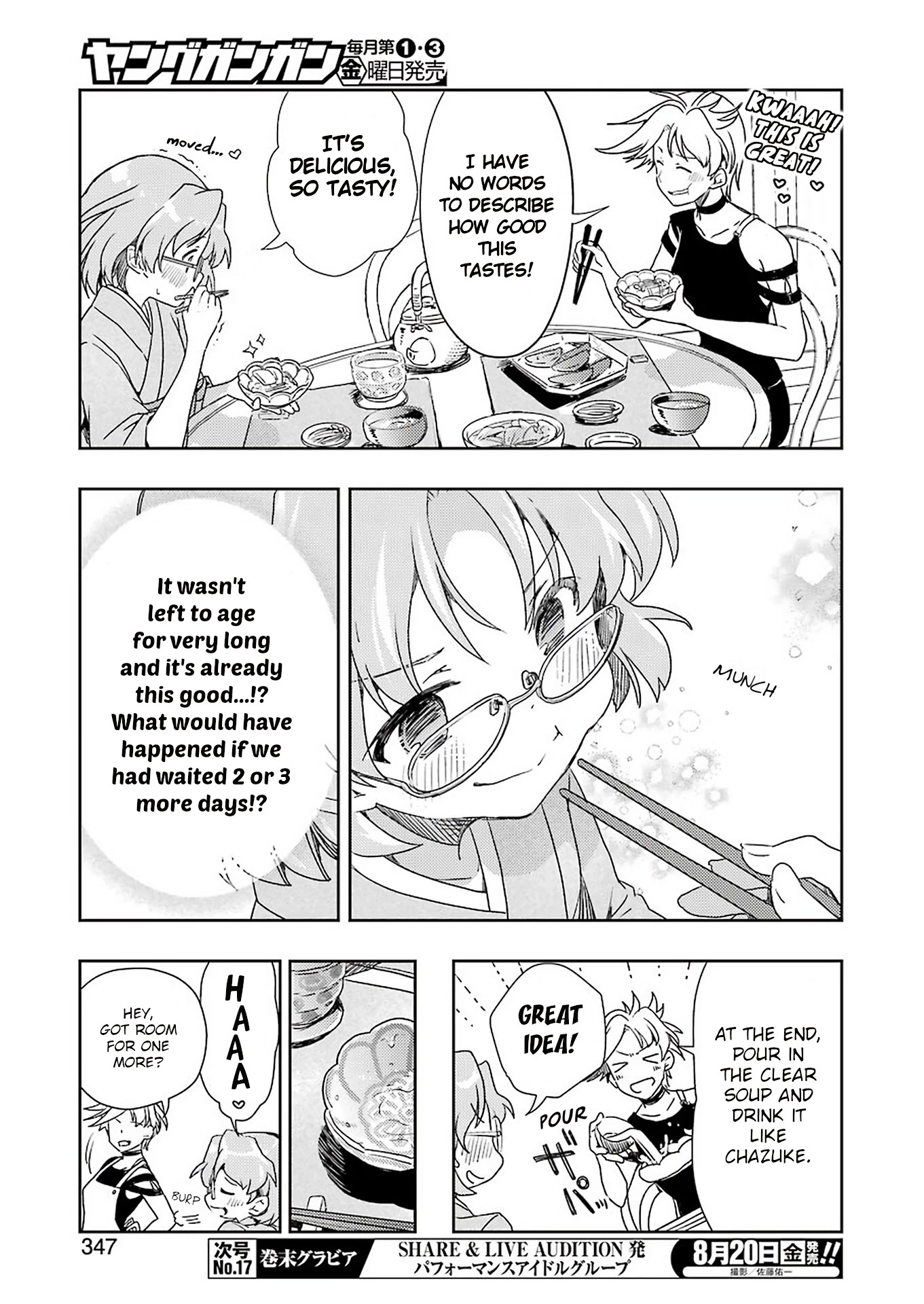 Someya Mako's Mahjong Parlor Food Chapter 23 page 15 - Chapter 23: Encouraging staff meal of all sorts of Kampachi dishes