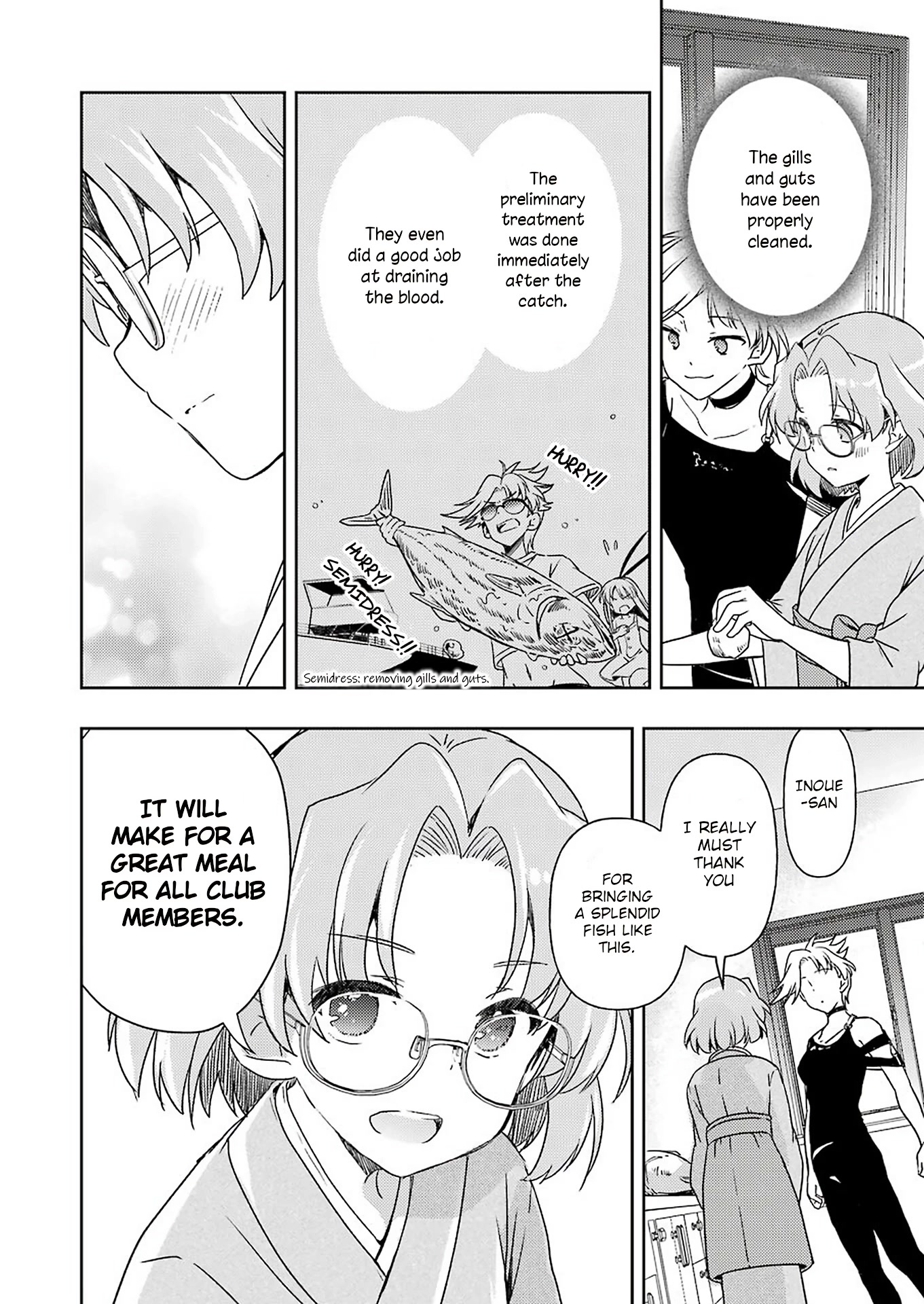 Someya Mako's Mahjong Parlor Food Chapter 23 page 6 - Chapter 23: Encouraging staff meal of all sorts of Kampachi dishes