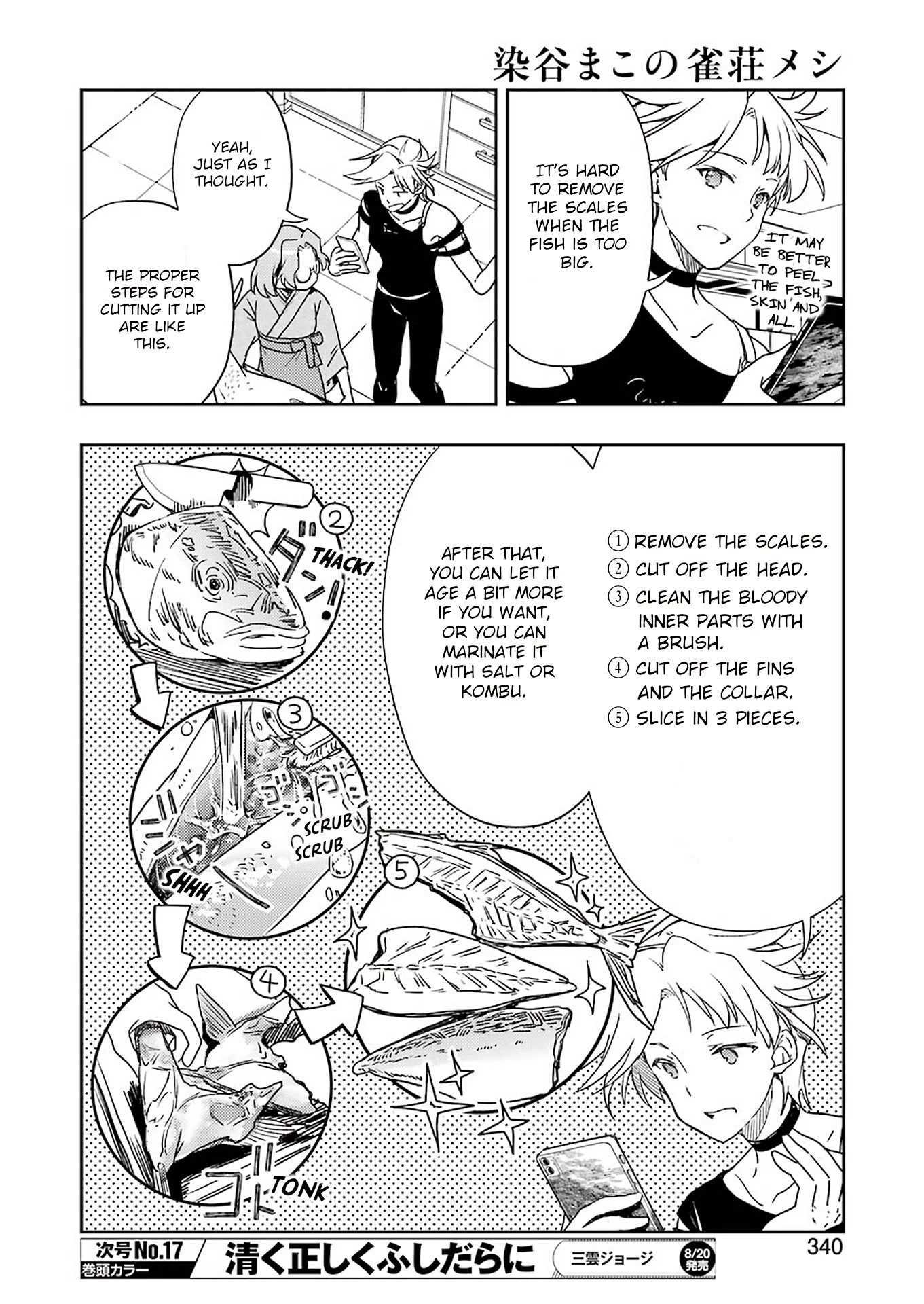 Someya Mako's Mahjong Parlor Food Chapter 23 page 8 - Chapter 23: Encouraging staff meal of all sorts of Kampachi dishes