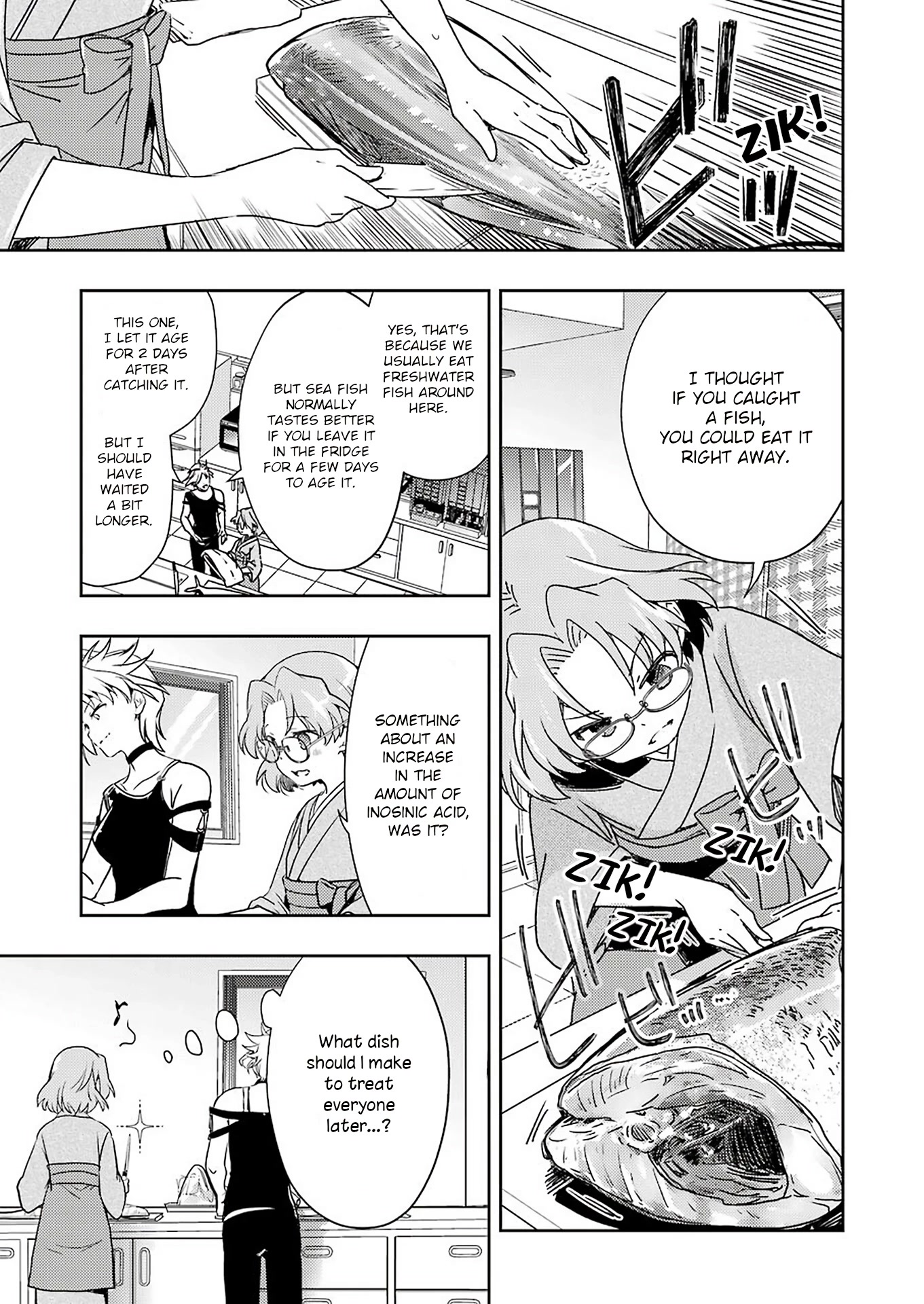 Someya Mako's Mahjong Parlor Food Chapter 23 page 9 - Chapter 23: Encouraging staff meal of all sorts of Kampachi dishes