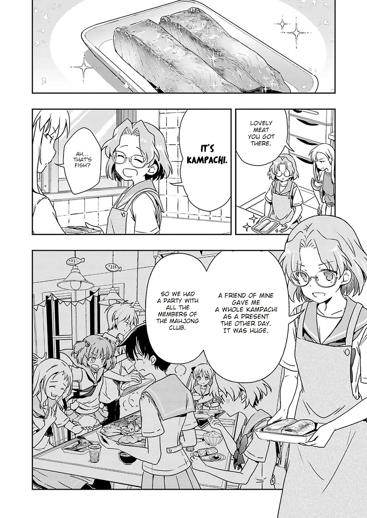 Someya Mako's Mahjong Parlor Food Chapter 24 page 10 - Chapter 24: Waiting Takako and Kampachi Katsu