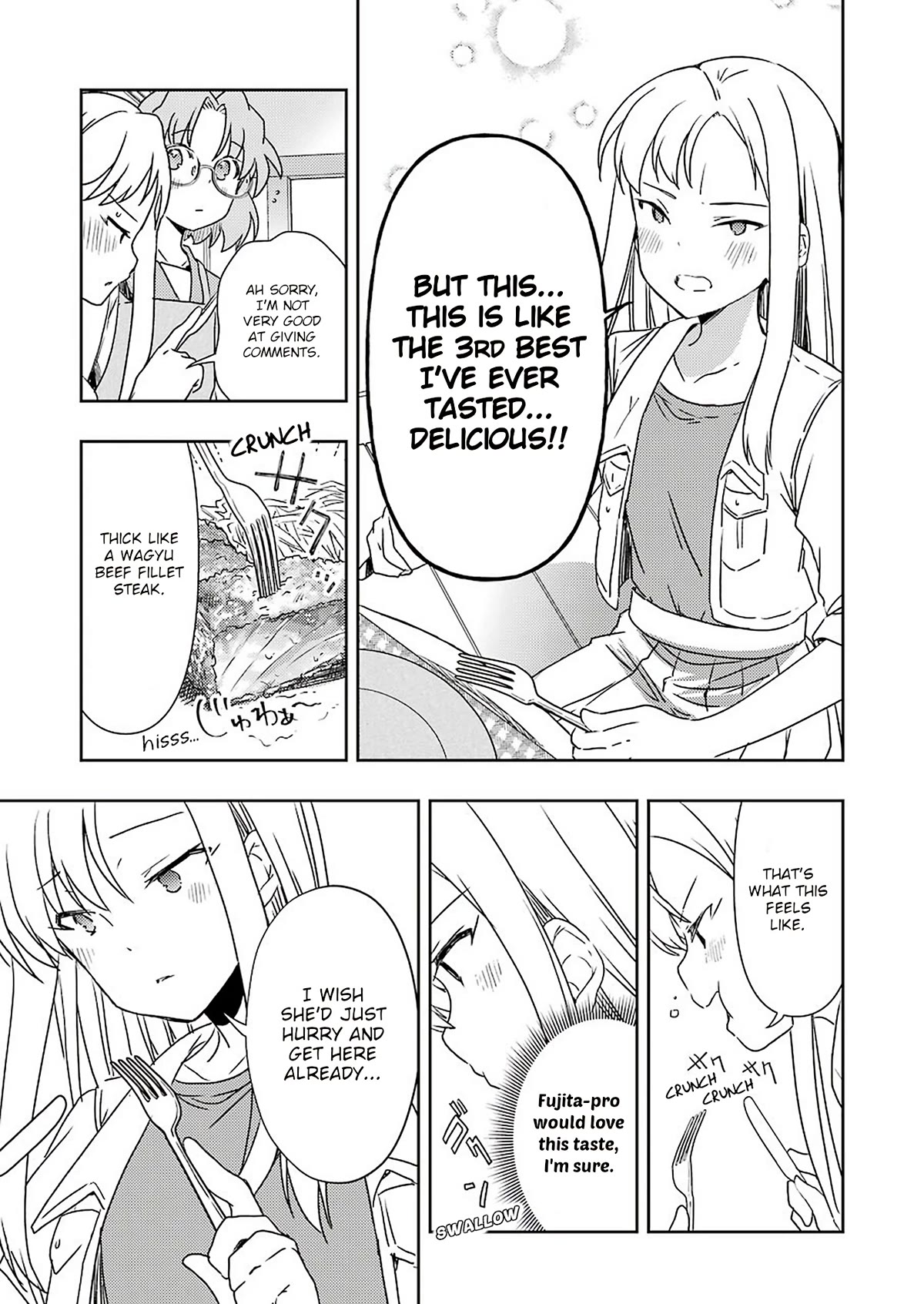 Someya Mako's Mahjong Parlor Food Chapter 24 page 15 - Chapter 24: Waiting Takako and Kampachi Katsu