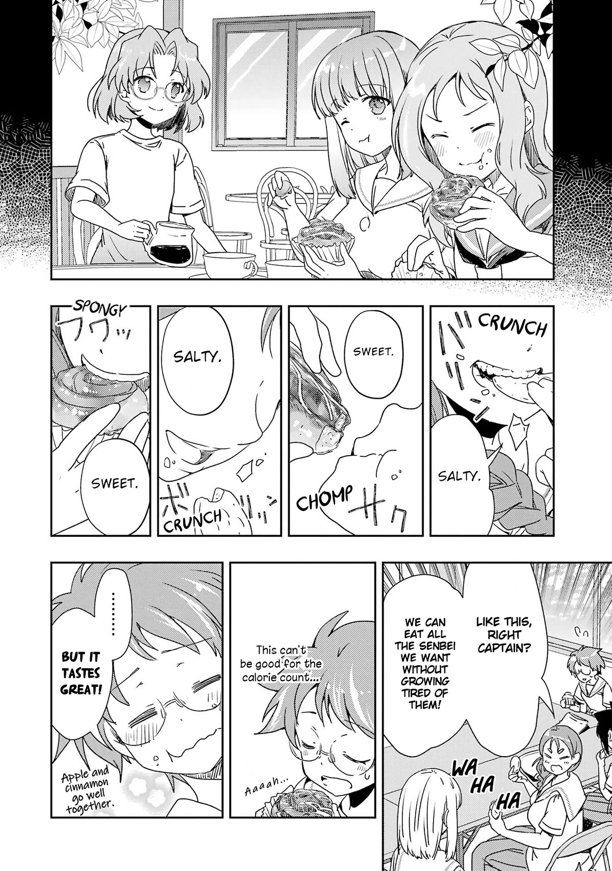 Someya Mako's Mahjong Parlor Food Chapter 25 page 14 - Chapter 25: Senbei and Cinnamon Rolls