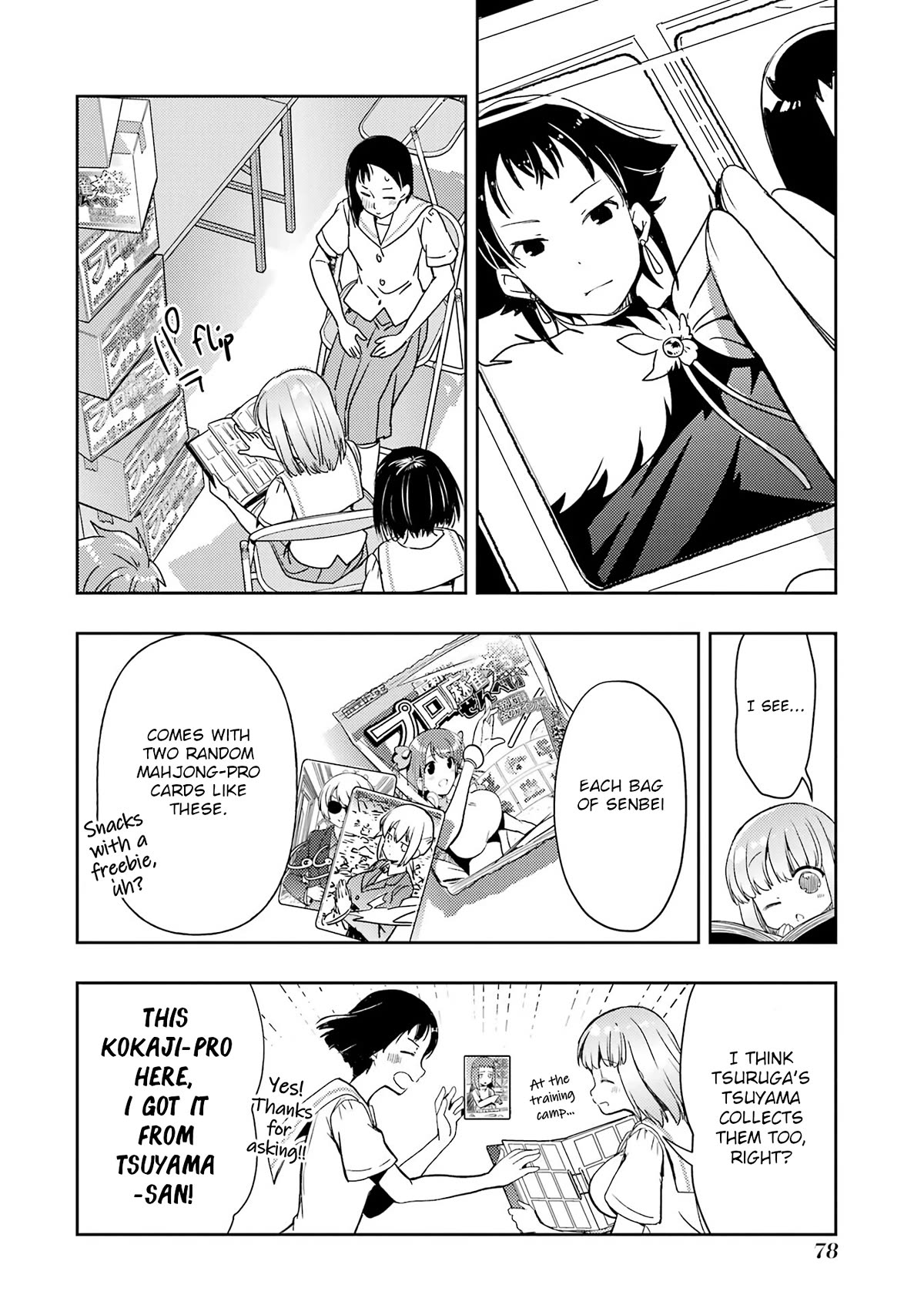 Someya Mako's Mahjong Parlor Food Chapter 25 page 6 - Chapter 25: Senbei and Cinnamon Rolls