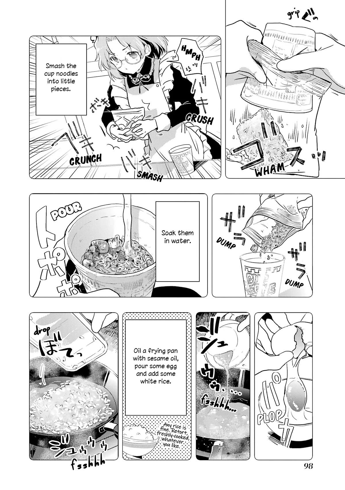 Someya Mako's Mahjong Parlor Food Chapter 26 page 8 - Chapter 26: Cup Noodles - Aiming for the Summit
